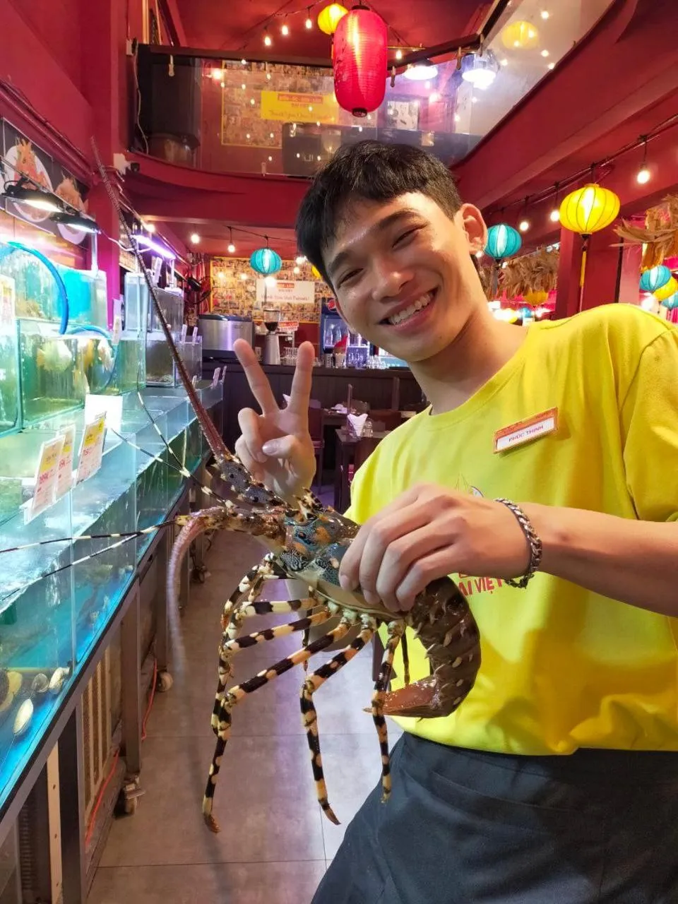 Restaurant/places to eat in THE RICE HOTEL Nong Thon Dai Viet 131 Bui Vien