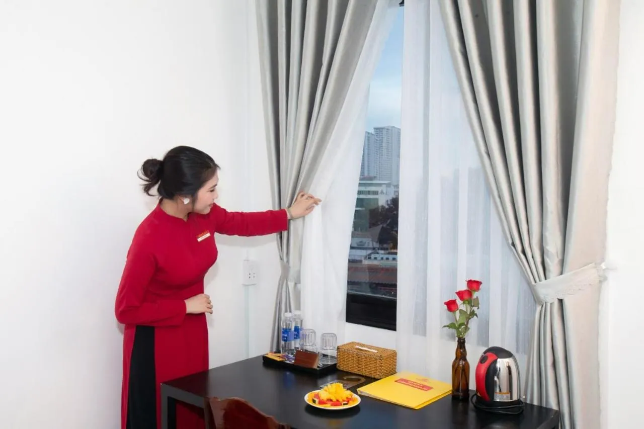 Seating area in THE RICE HOTEL Nong Thon Dai Viet 131 Bui Vien