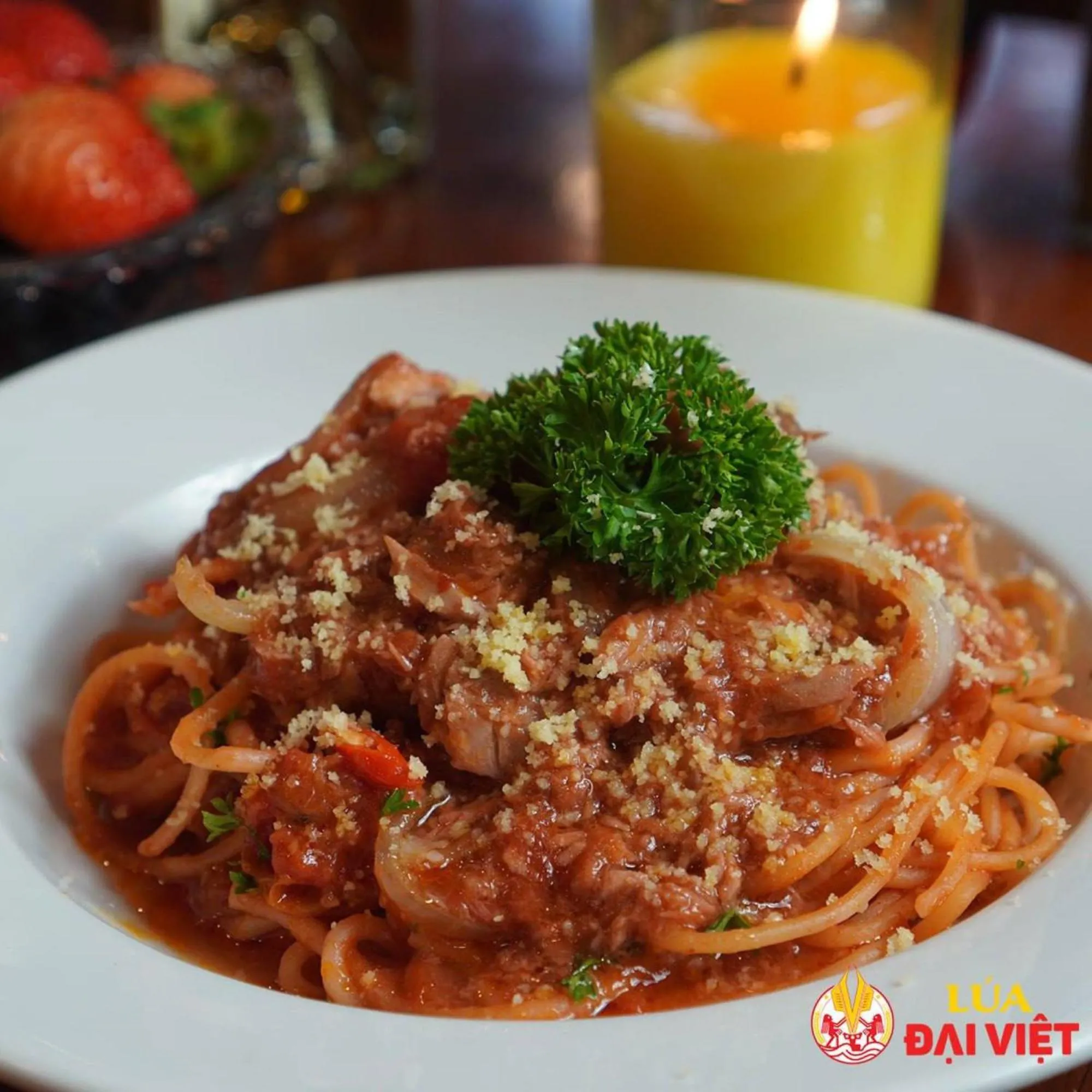 Restaurant/places to eat in THE RICE HOTEL Nong Thon Dai Viet 131 Bui Vien