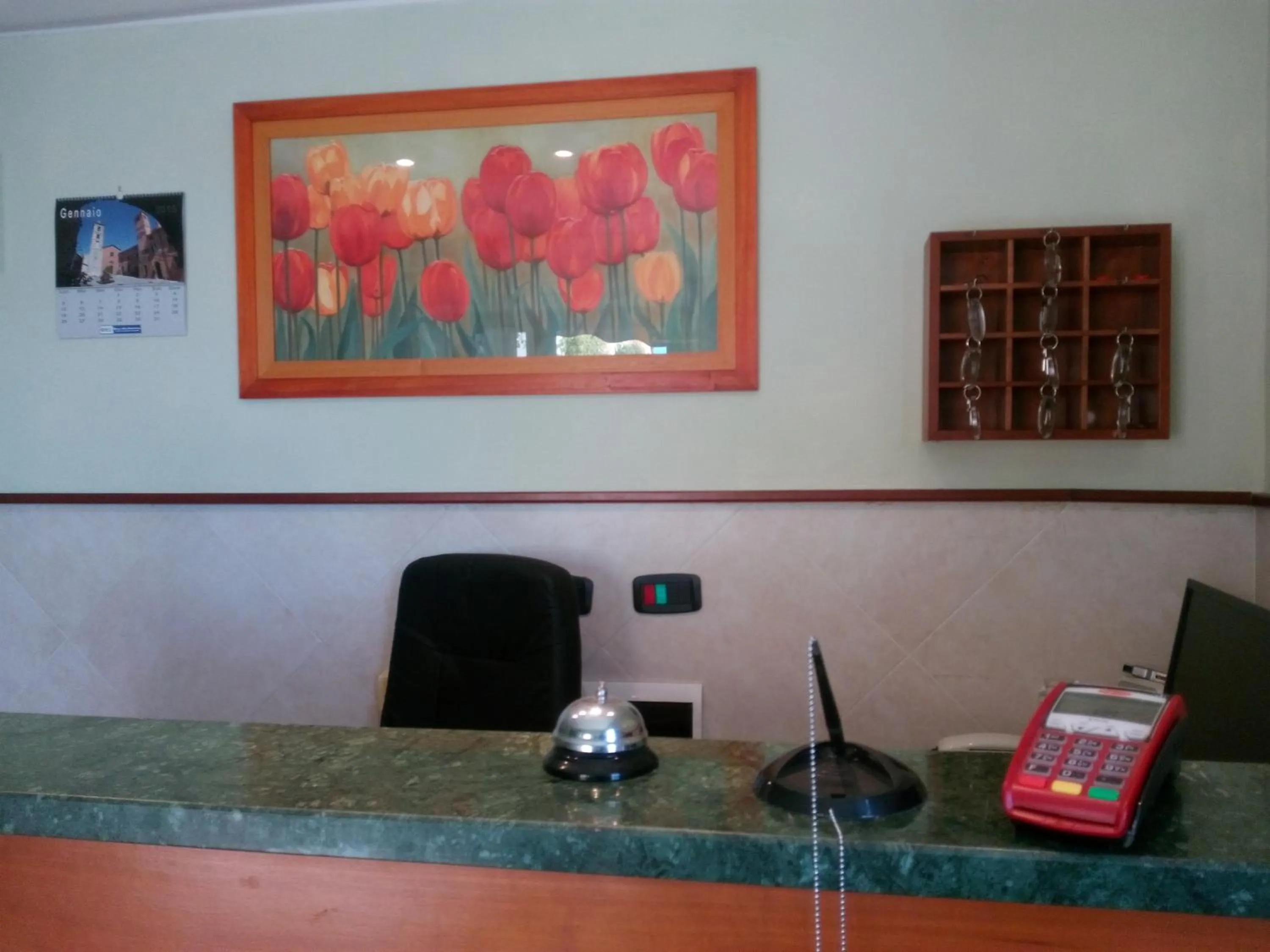 Lobby or reception in Hotel Lea