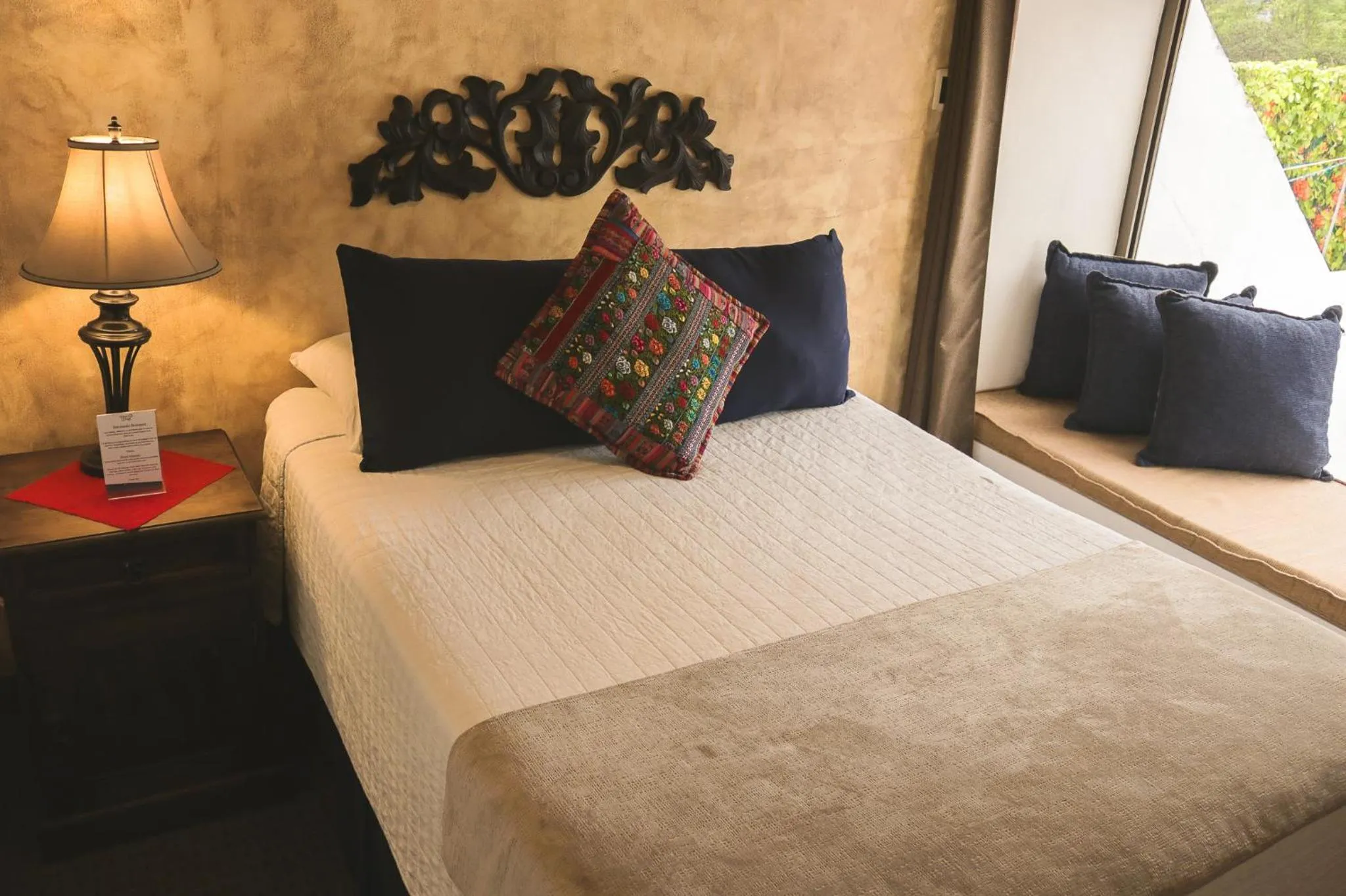 Bed in Hotel Posada de la Luna