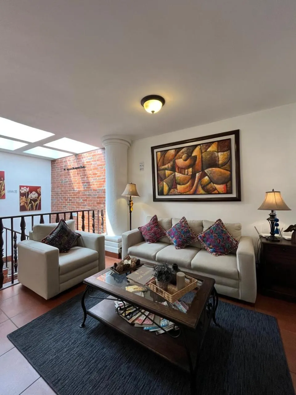 Living room in Hotel Posada de la Luna