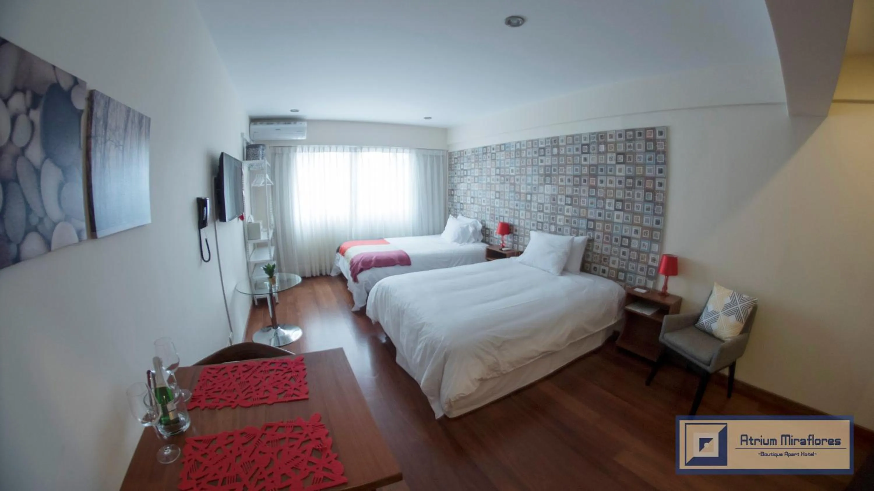 Bed in Atrium Miraflores Hotel