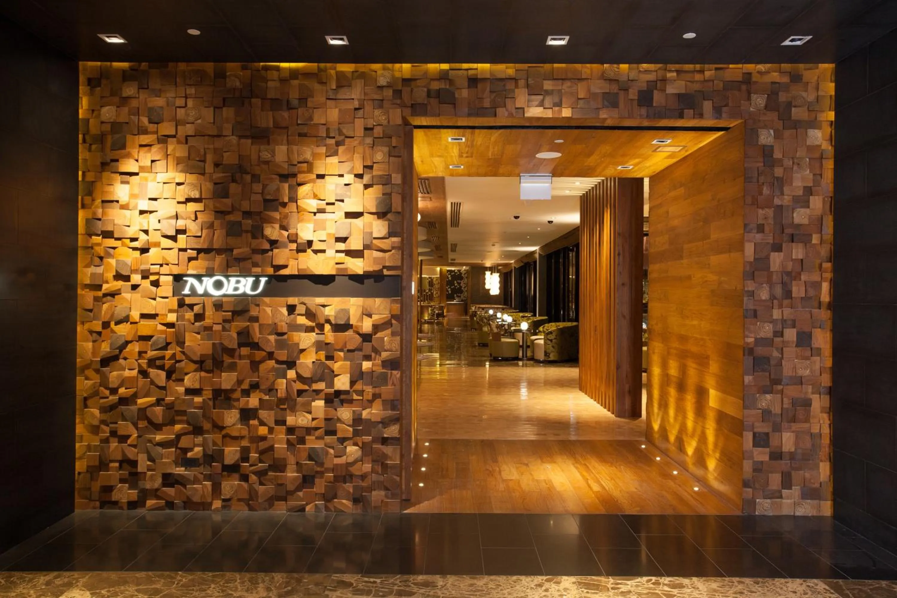 Decorative detail in City of Dreams - Nobu Hotel Manila