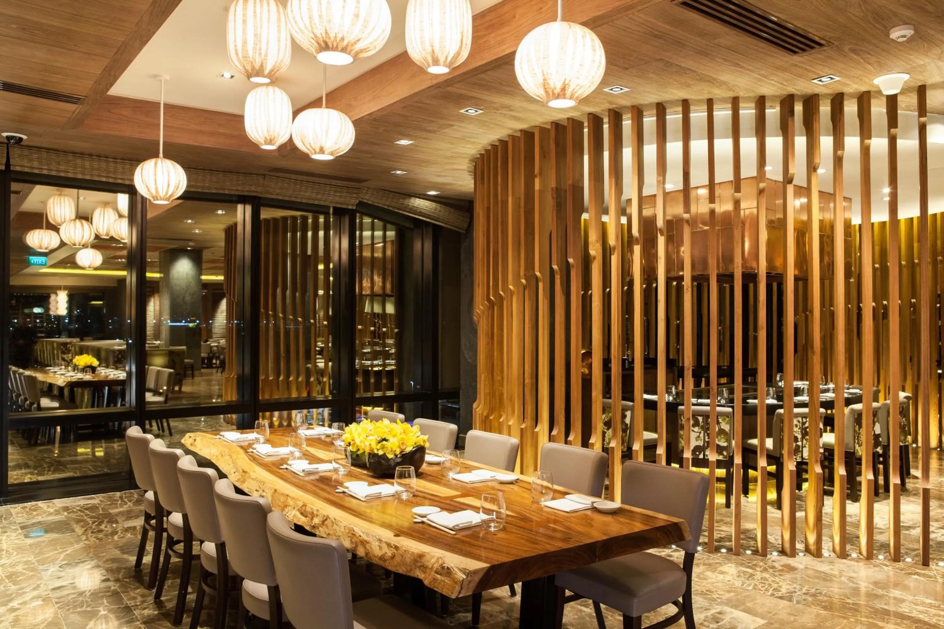 Dining area in City of Dreams - Nobu Hotel Manila