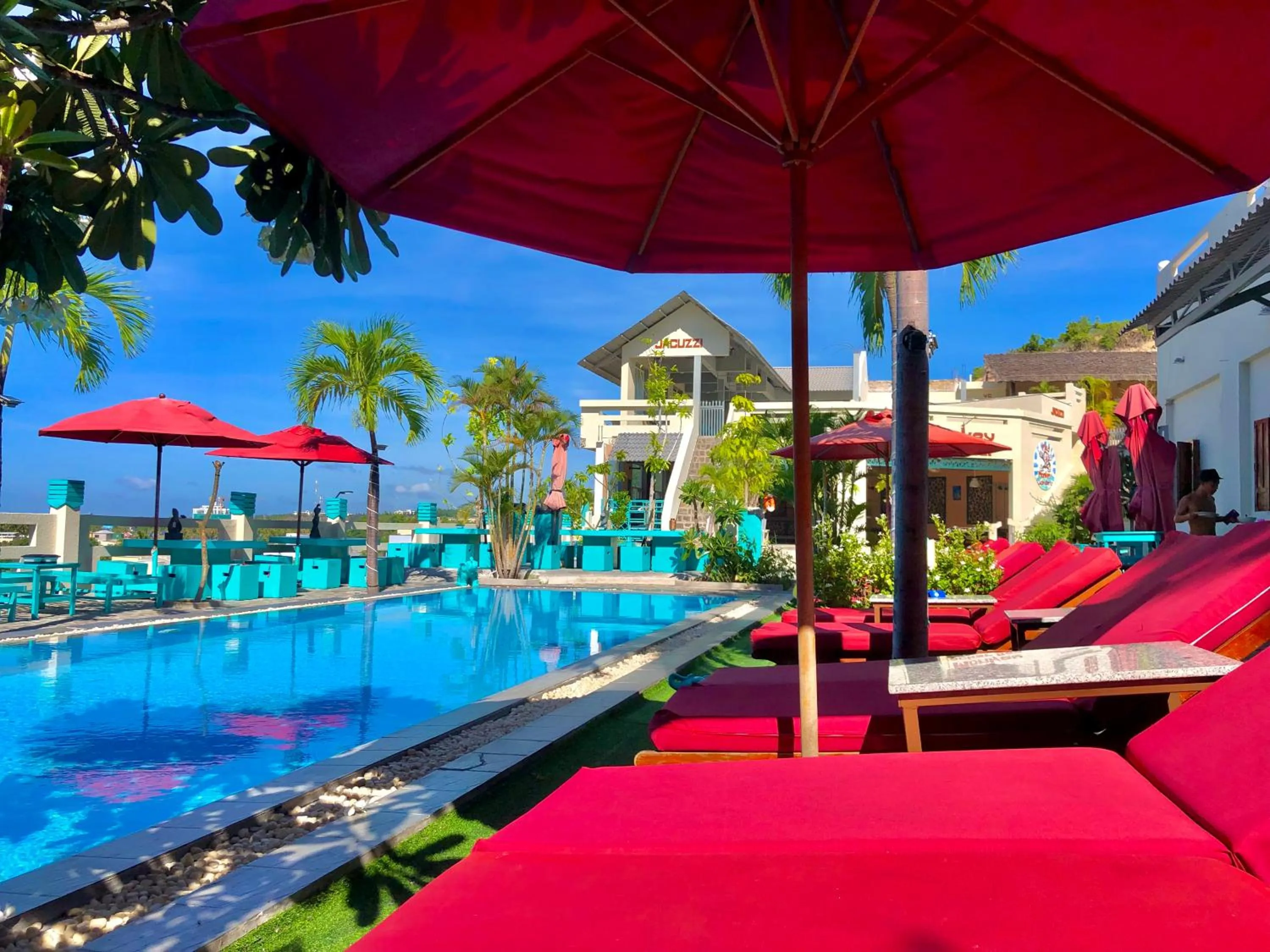 Pool view in Mui Ne Hills Bliss Hotel