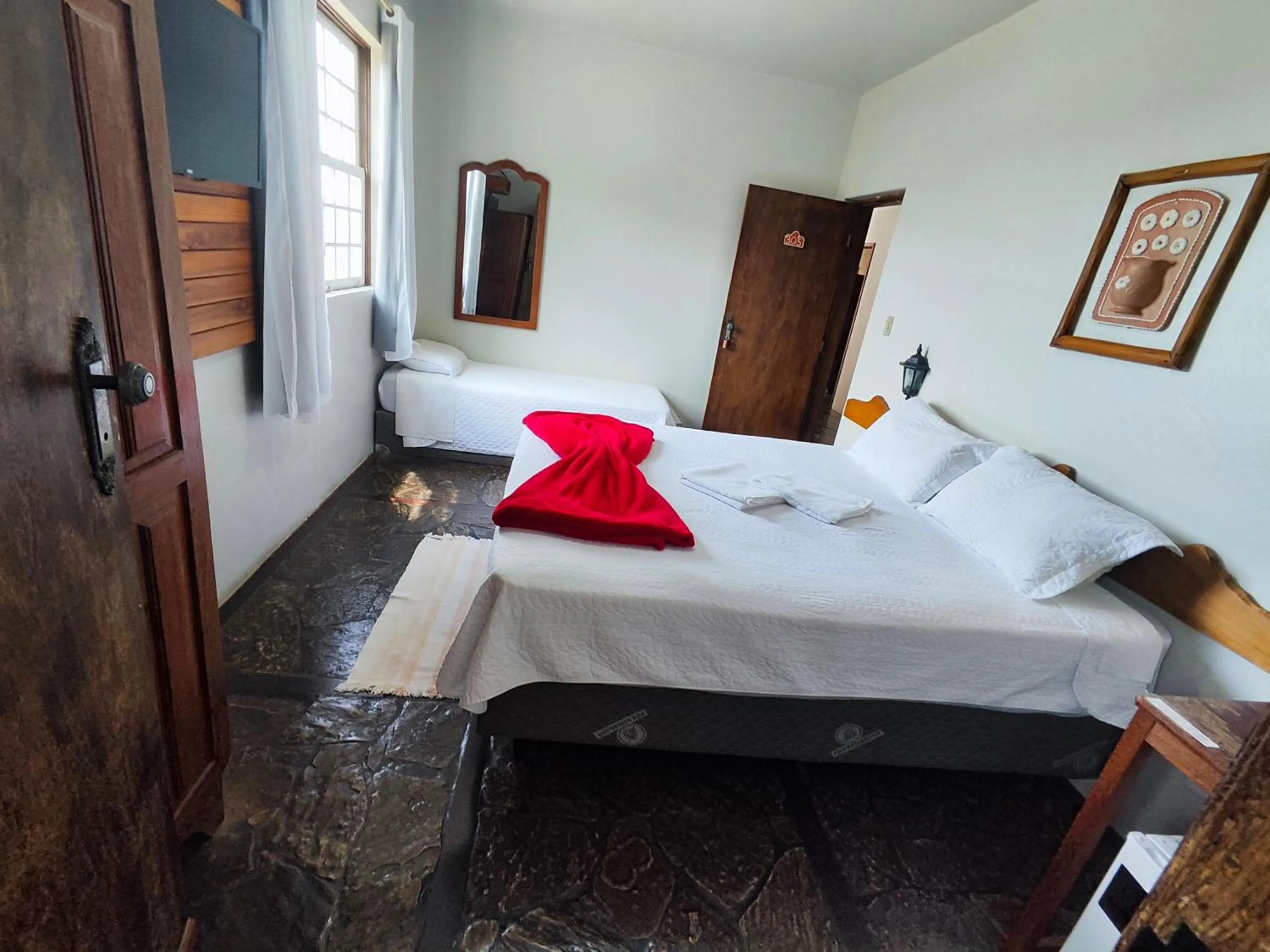 Bed in Hotel Montanhas de Minas