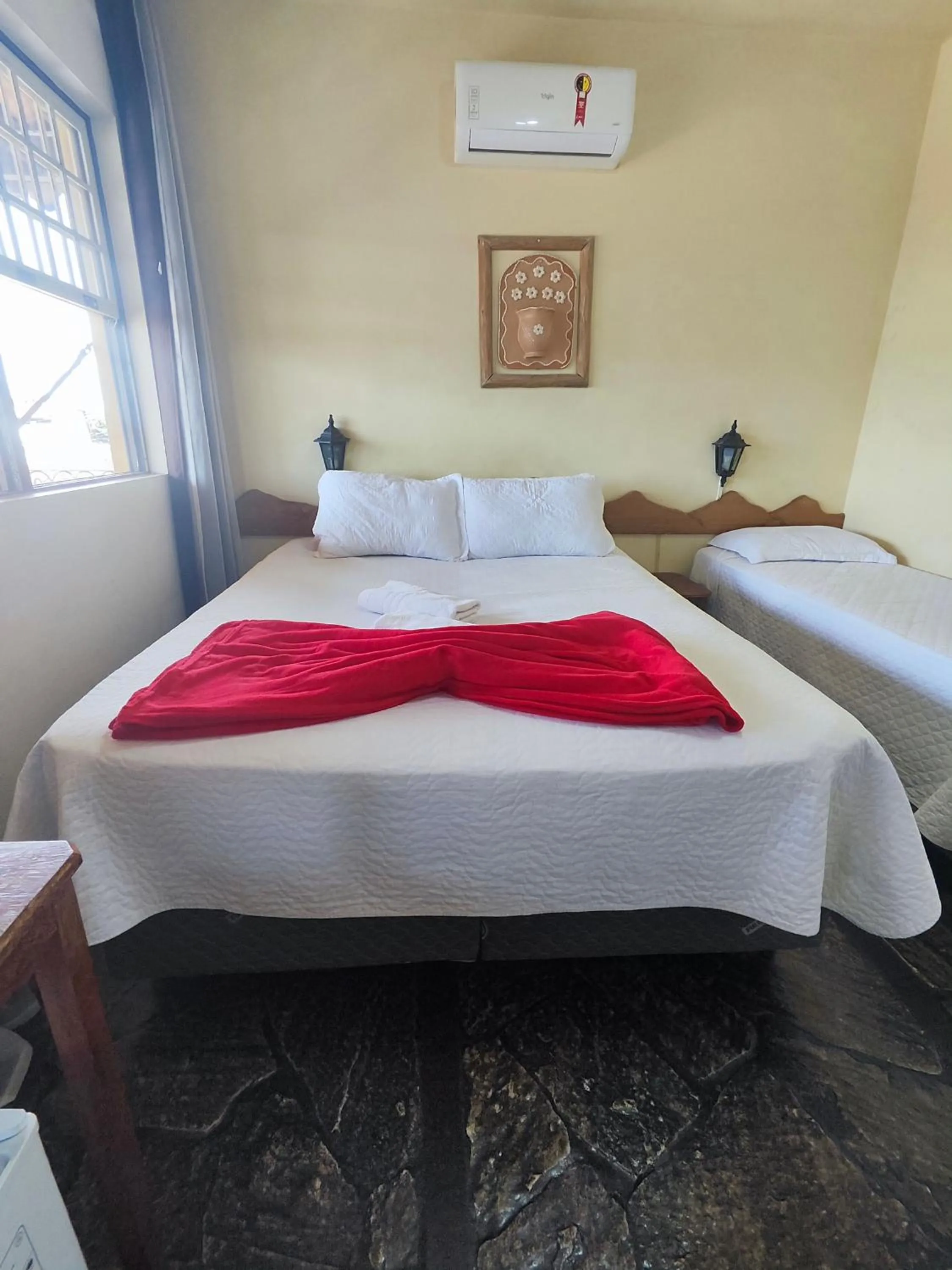 Bed in Hotel Montanhas de Minas