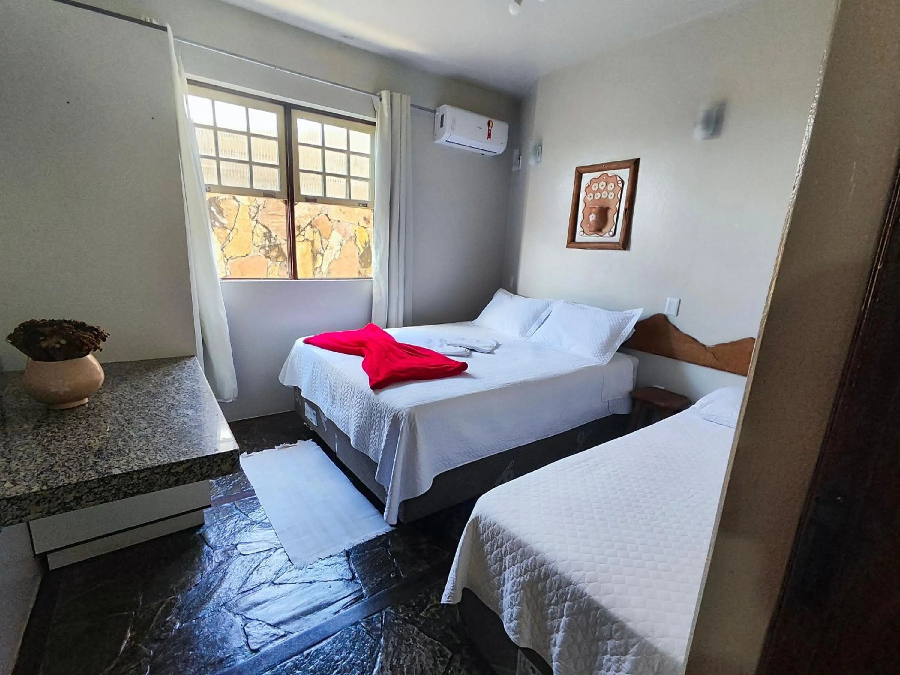 Bed in Hotel Montanhas de Minas