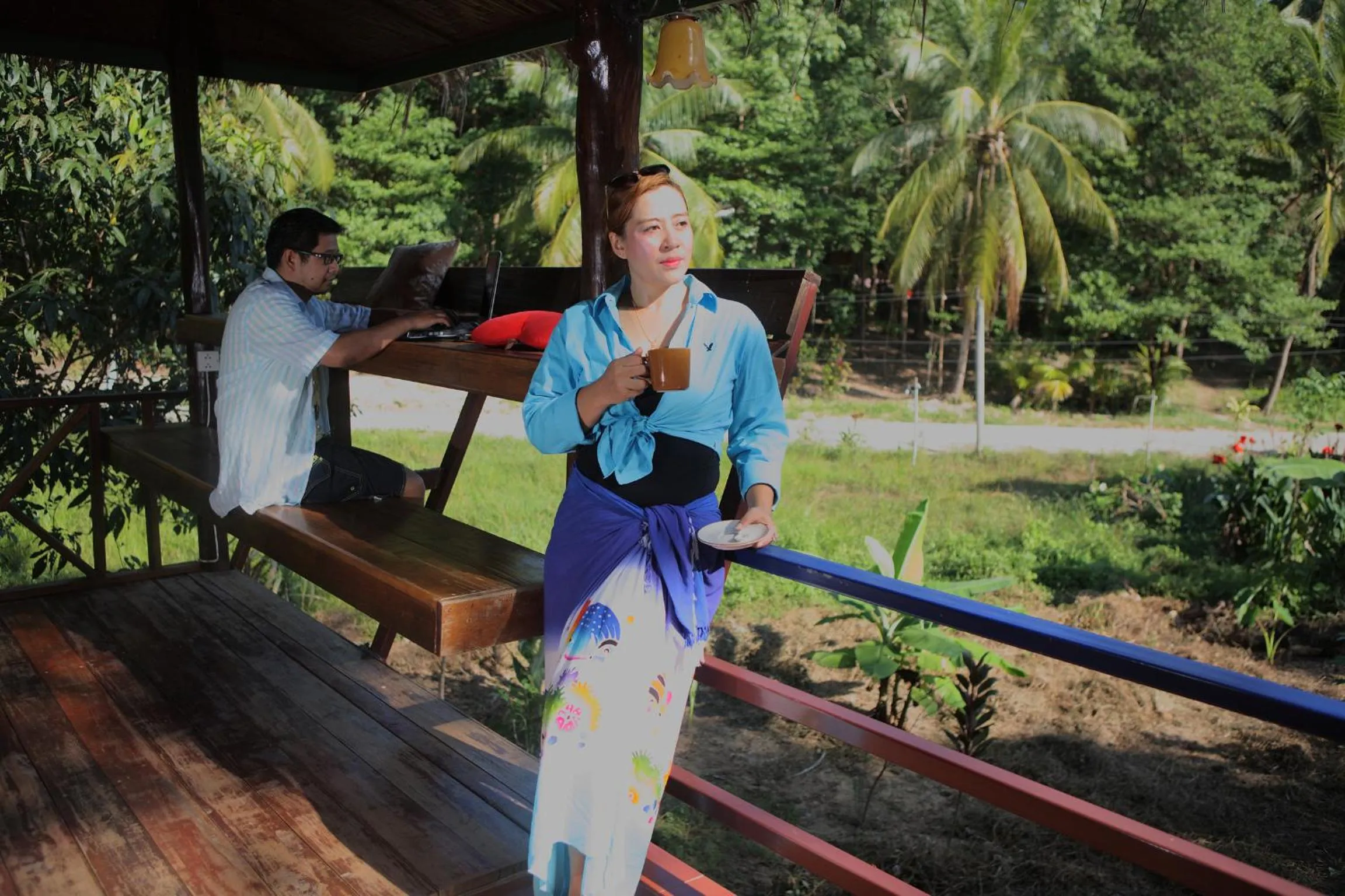 Balcony/Terrace in Phayam Garden View