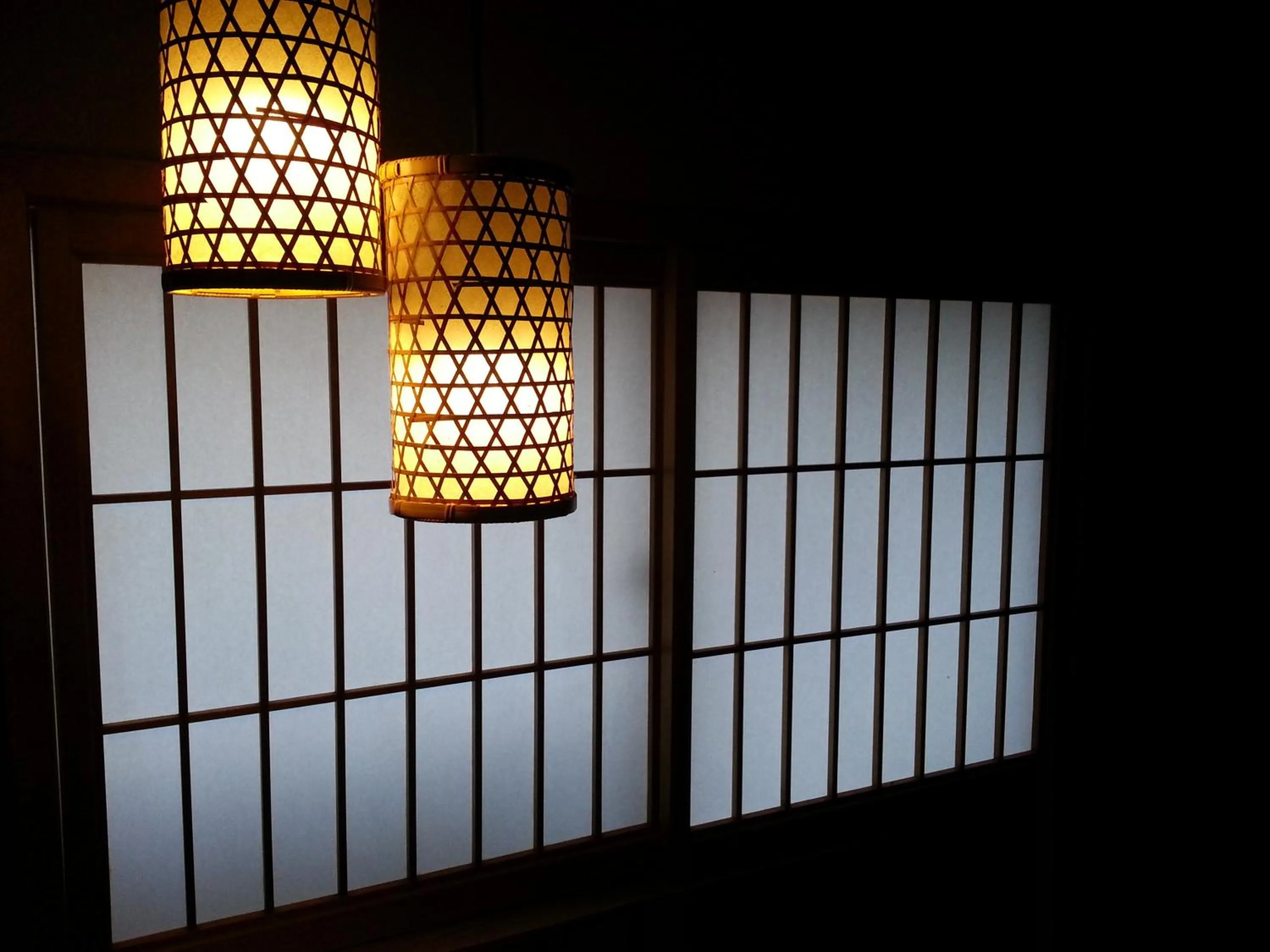 Decorative detail in Tsukimotoya Ryokan