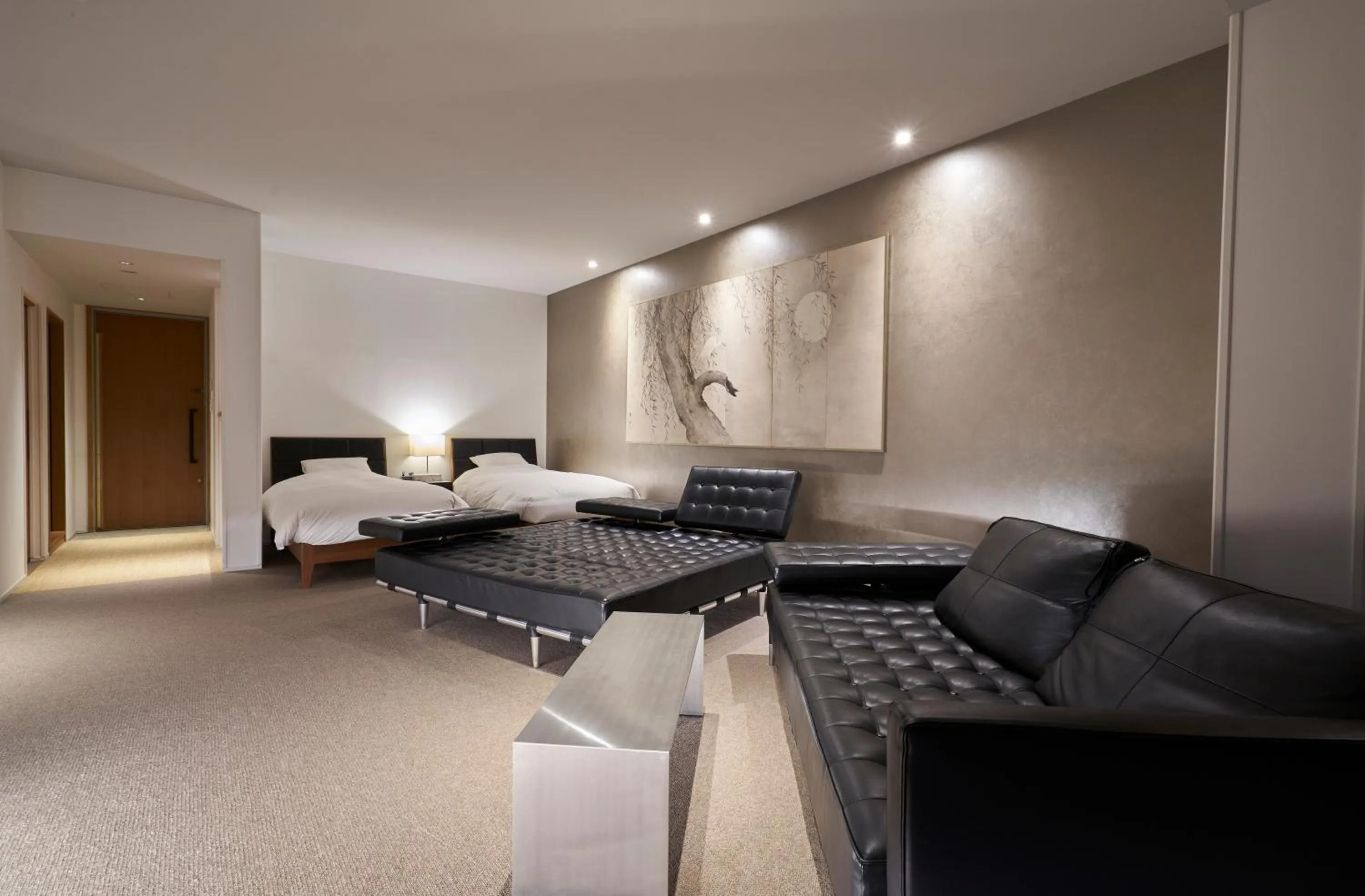 Living room, Bed in Aoi Hotel Kyoto