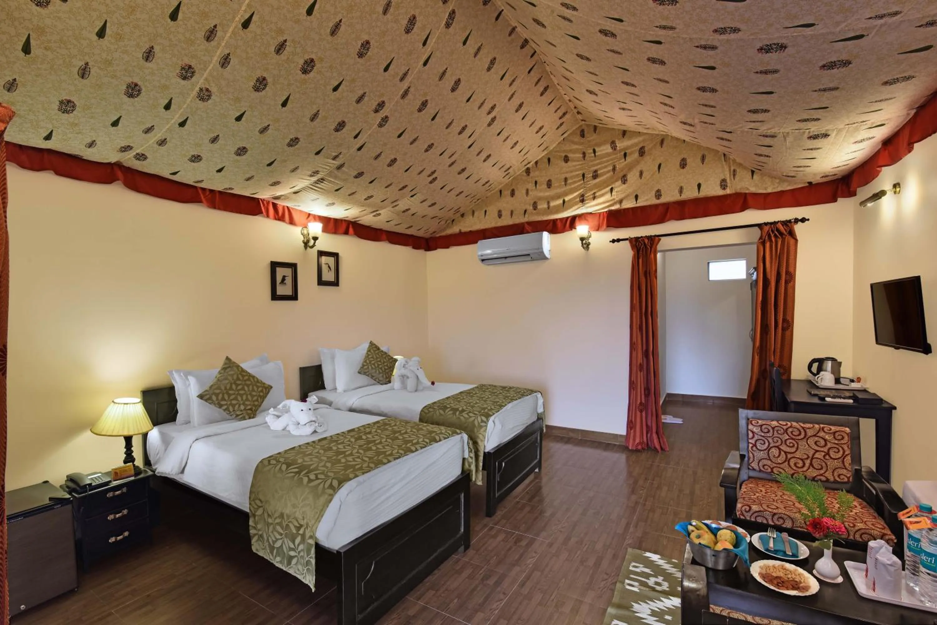 Bedroom, Bed in Kumbhalgarh Safari Camp by Trulyy