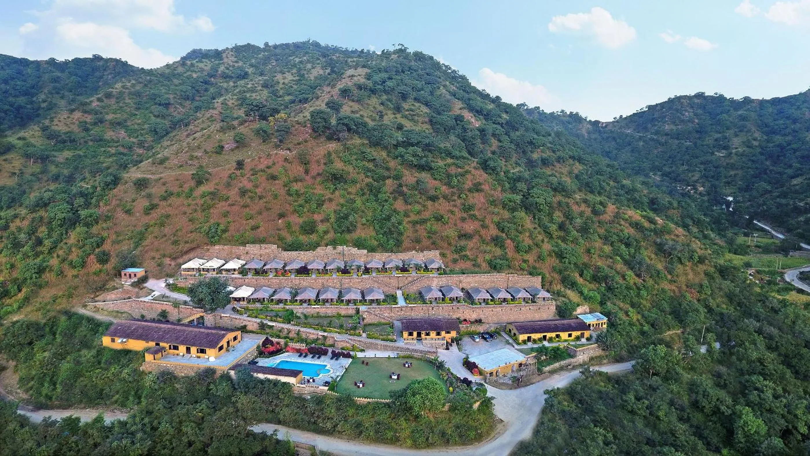 Bird's eye view in Kumbhalgarh Safari Camp by Trulyy