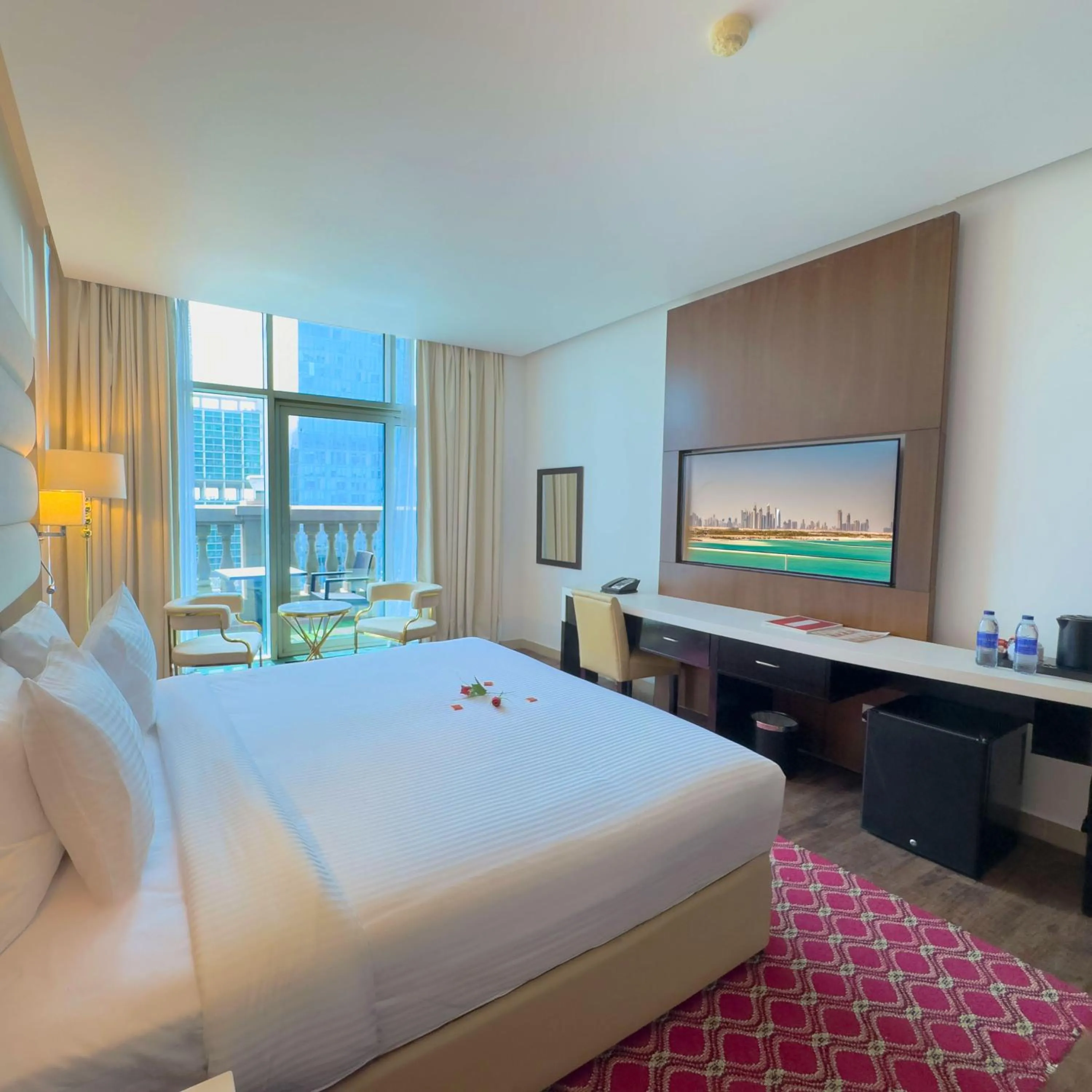 Bed in Emirates Grand Hotel