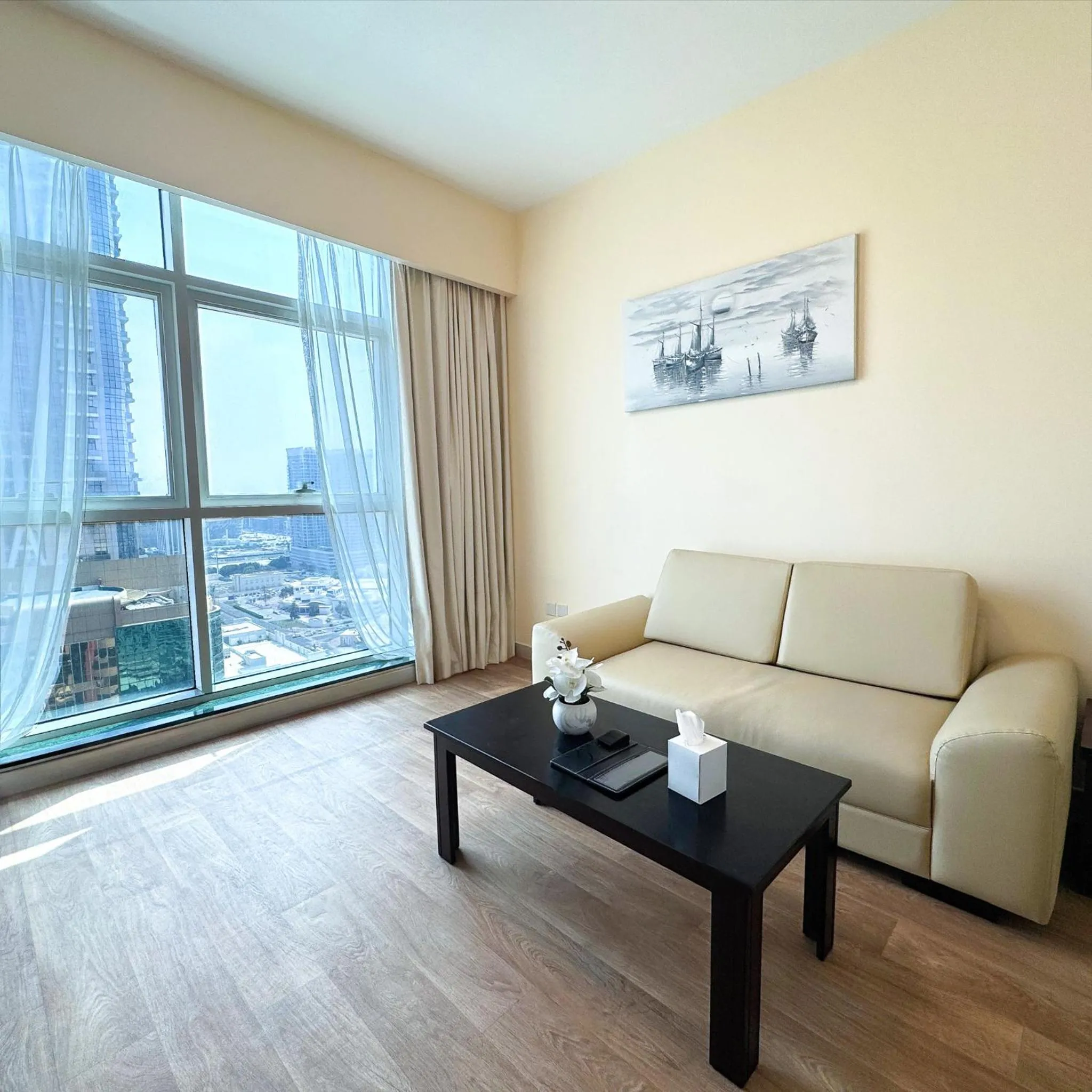 Seating area in Emirates Grand Hotel