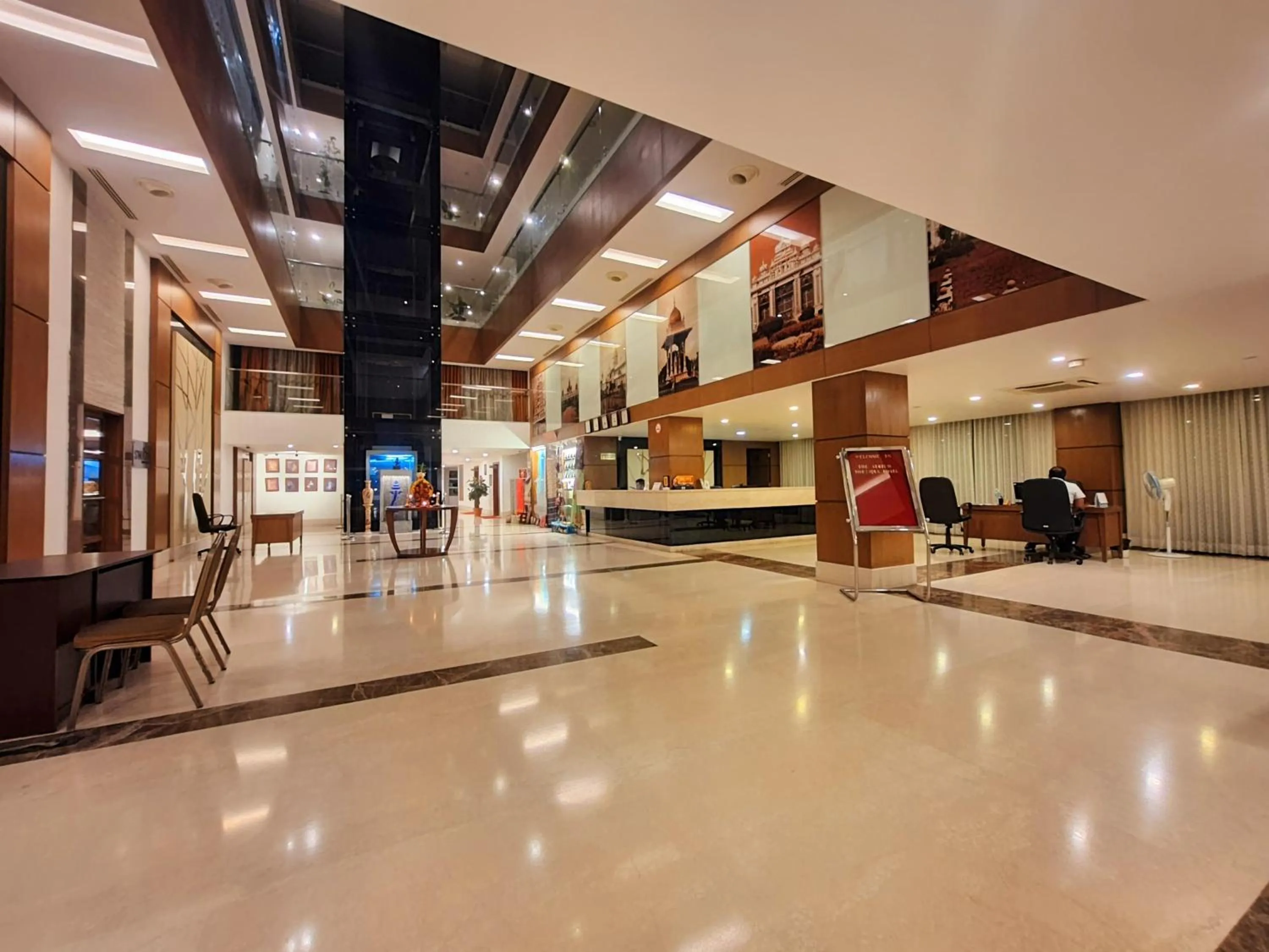 Lobby or reception in The Atrium Boutique Hotel