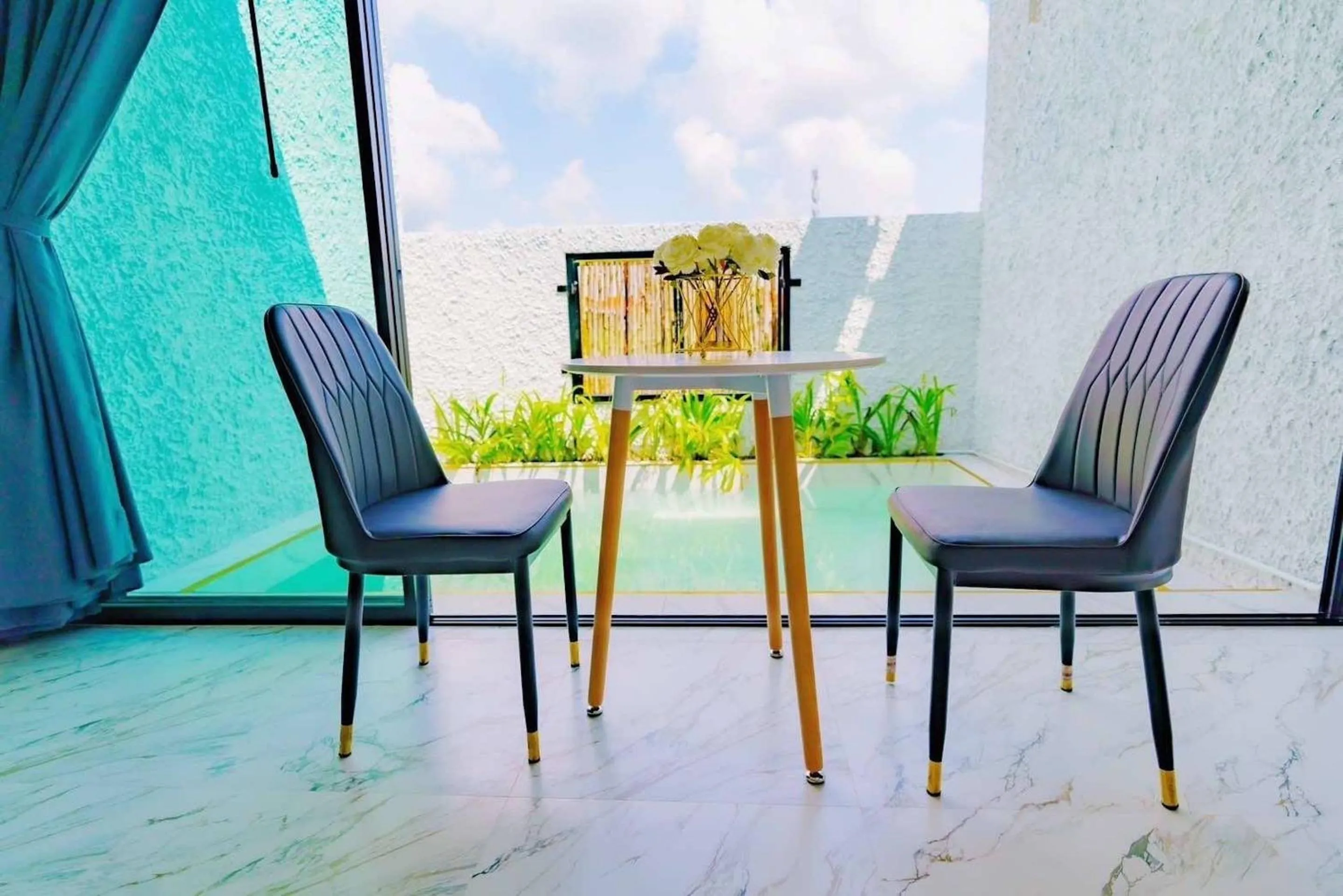 Seating area in R resident resort