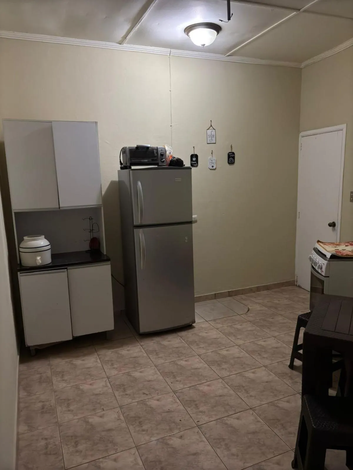 Kitchen or kitchenette in Hostal Casa Luna