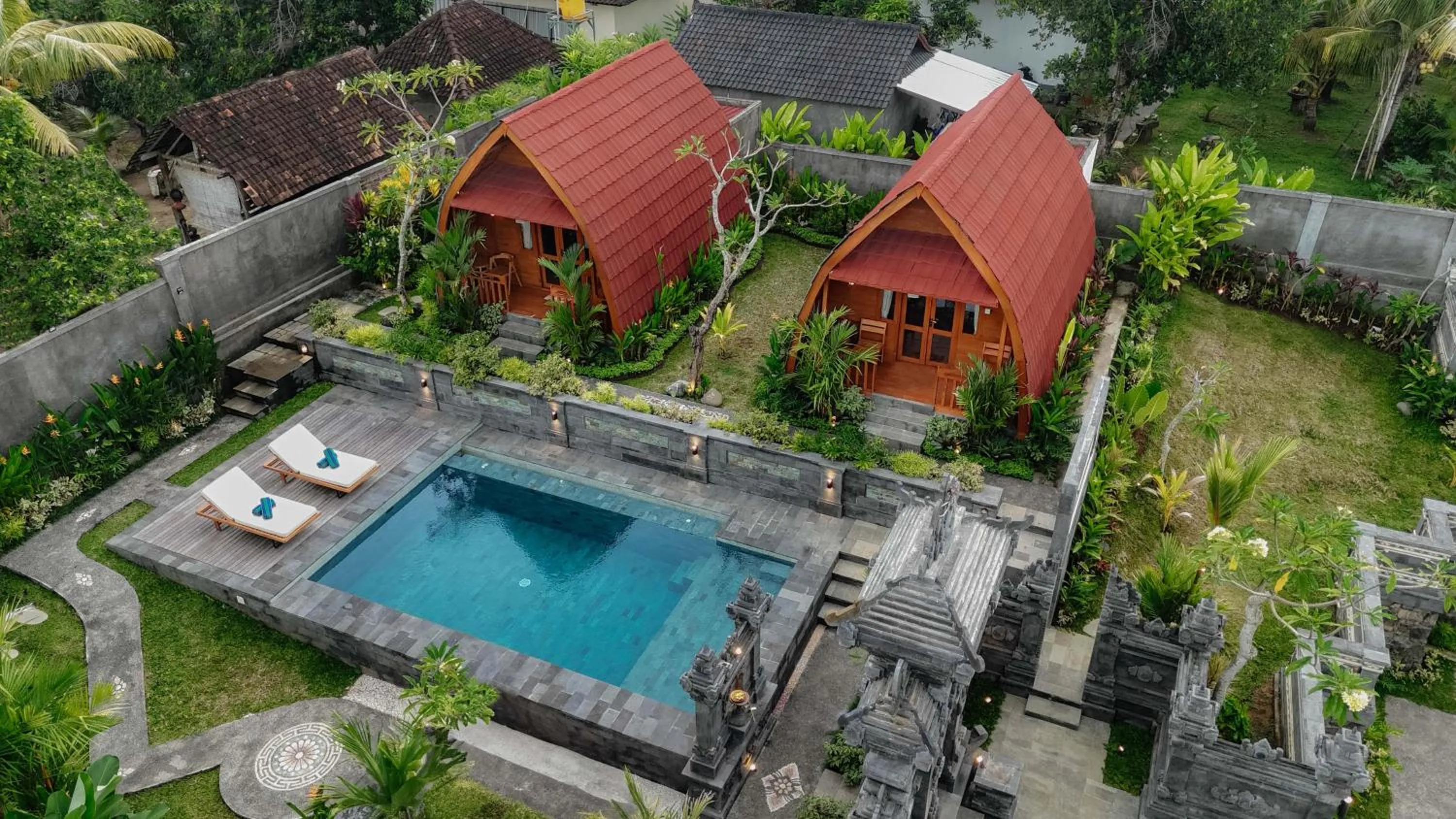Bird's eye view in Puri Arsa Bali