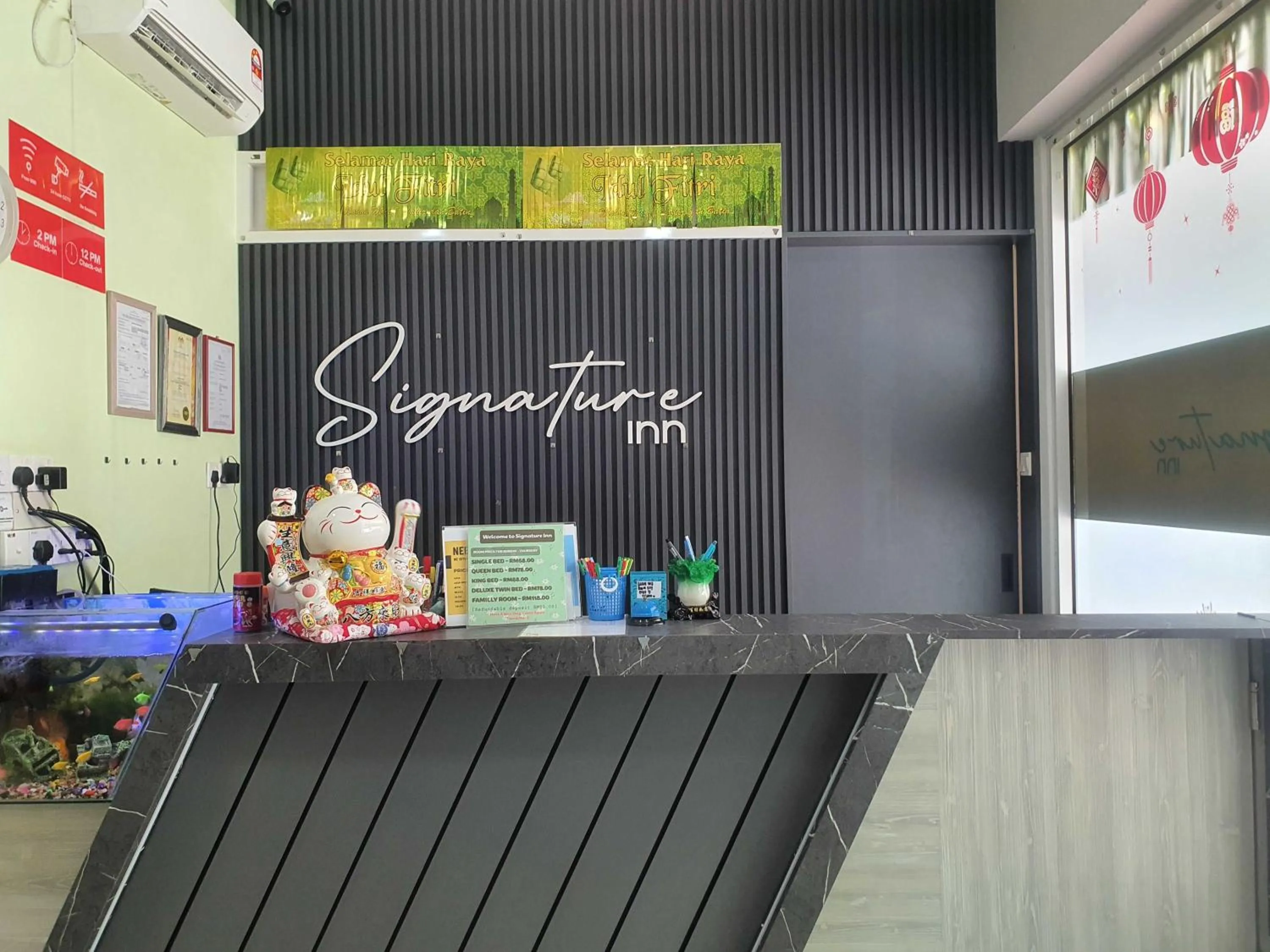 Lobby or reception in Hotel O Signature Inn Miri