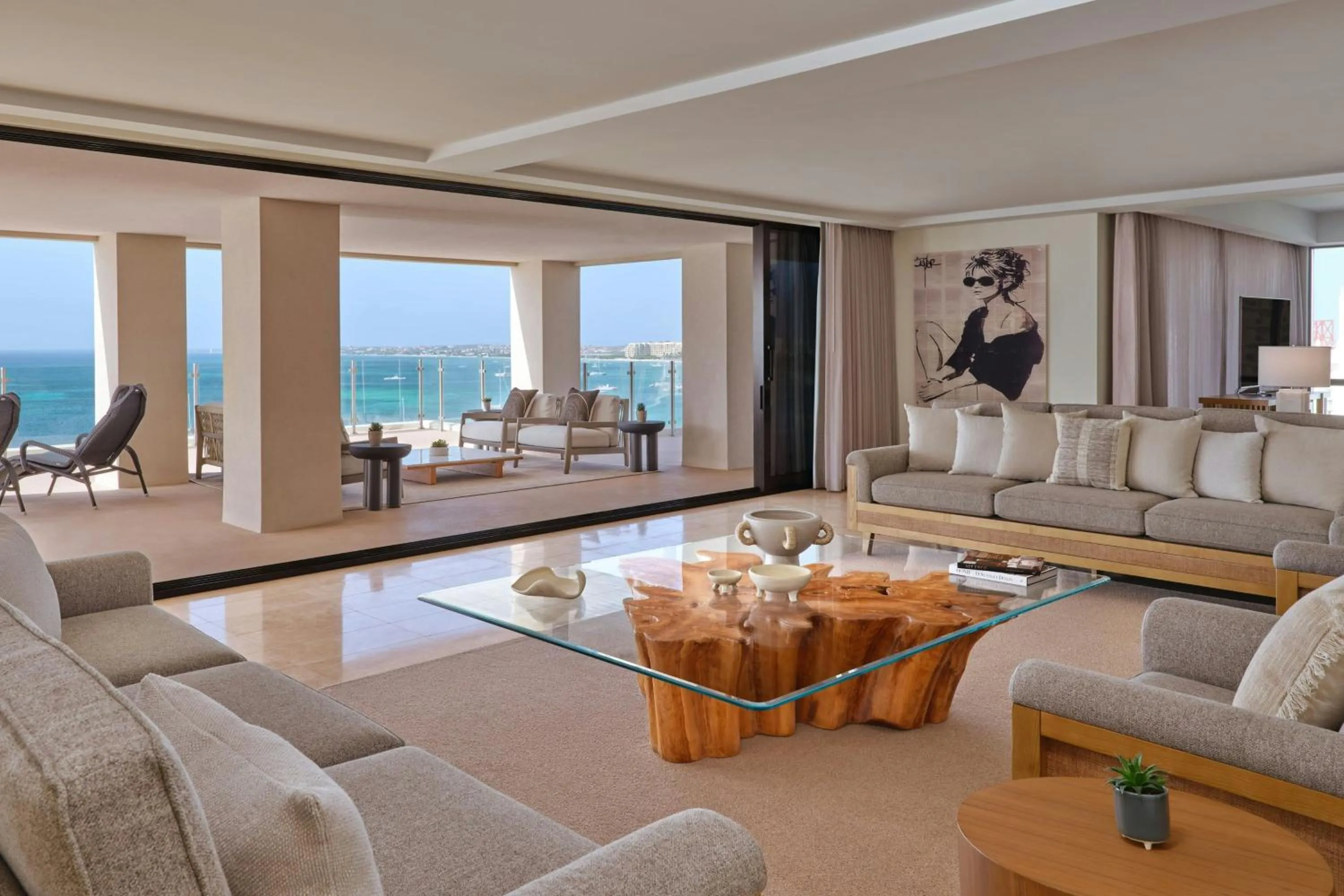 Living room in The St. Regis Aruba Resort