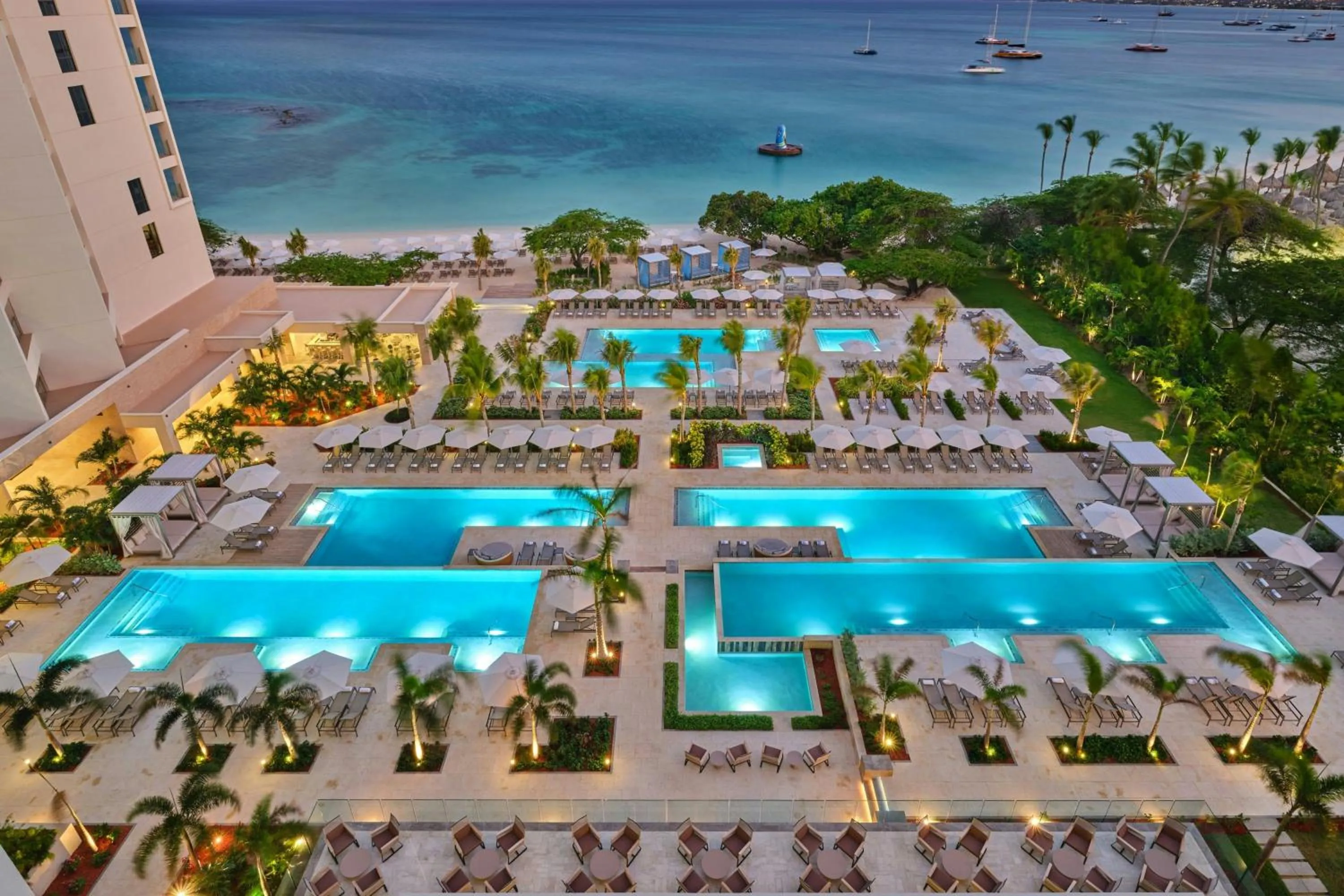 Swimming pool in The St. Regis Aruba Resort