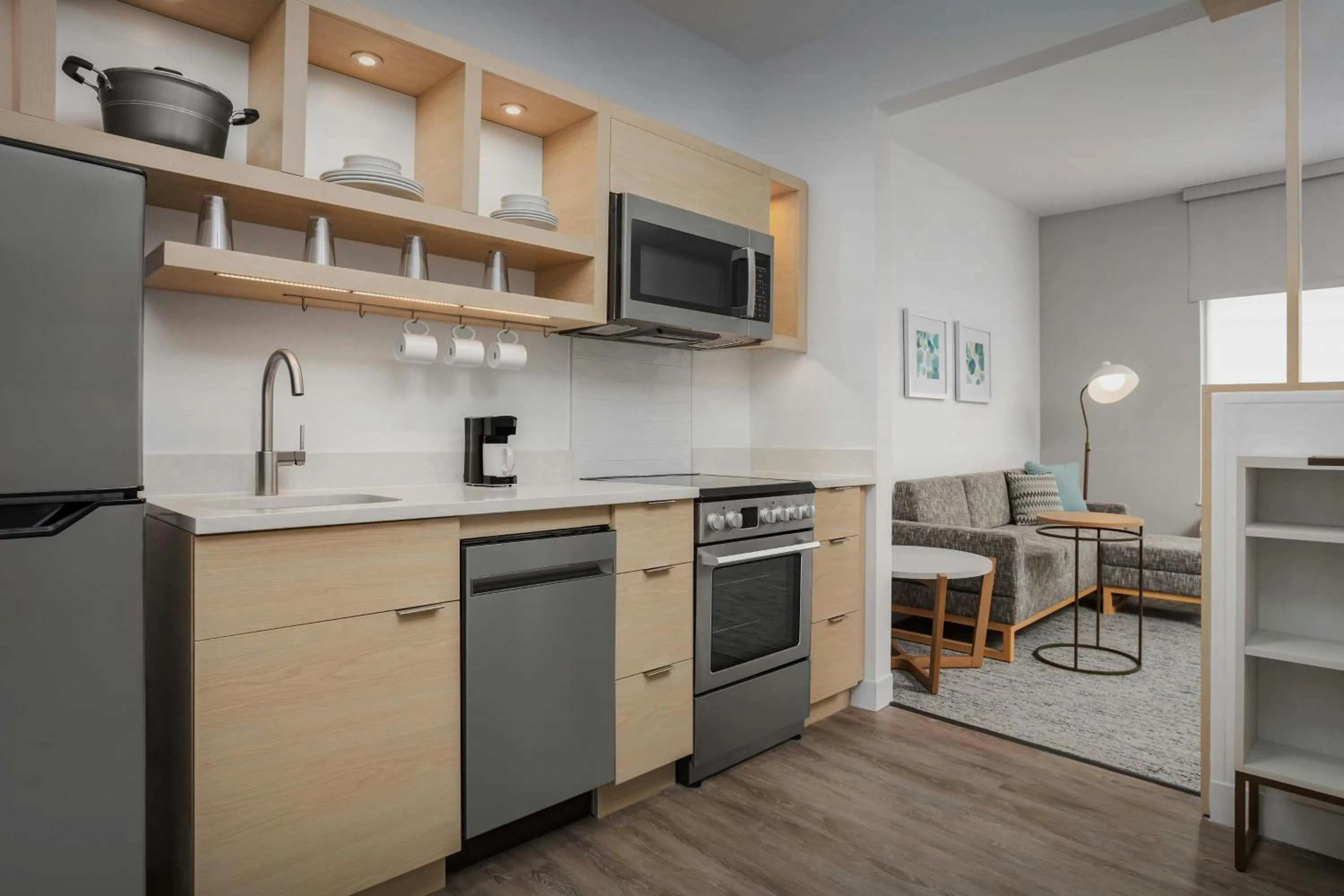 Kitchen or kitchenette in TownePlace Suites by Marriott Forney