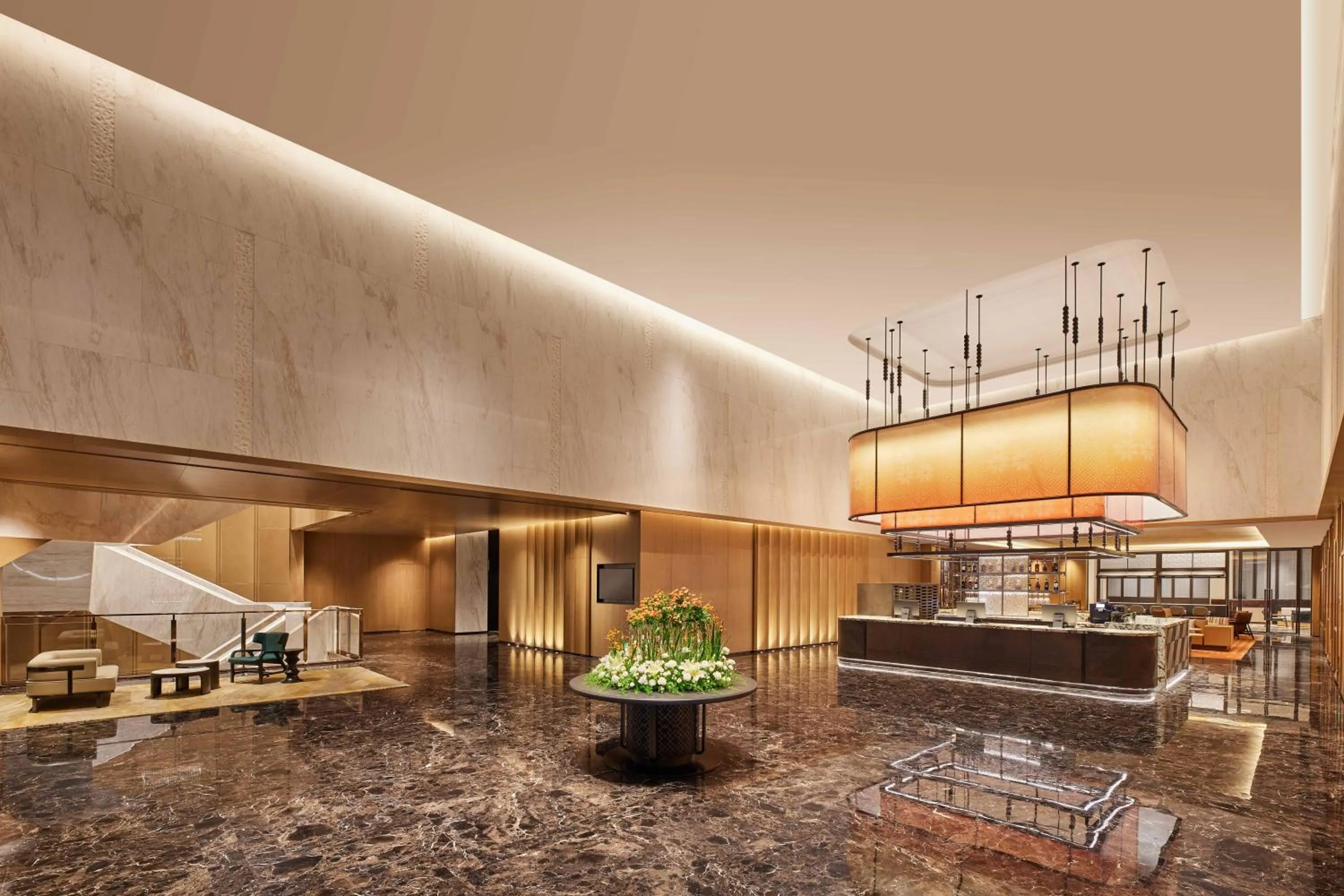 Lobby or reception in Courtyard by Marriott Nanning Wuxiang