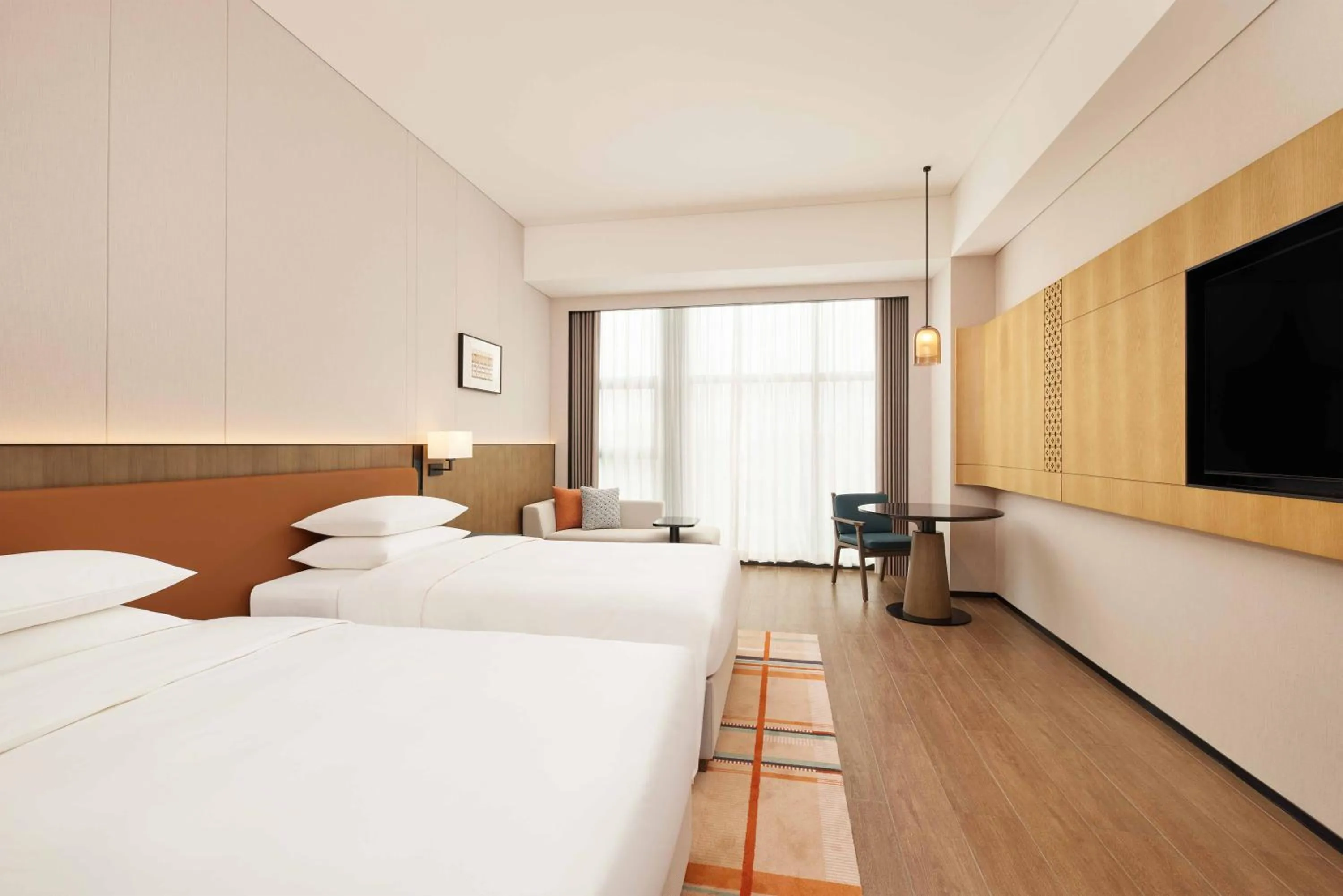 Photo of the whole room, Bed in Courtyard by Marriott Nanning Wuxiang