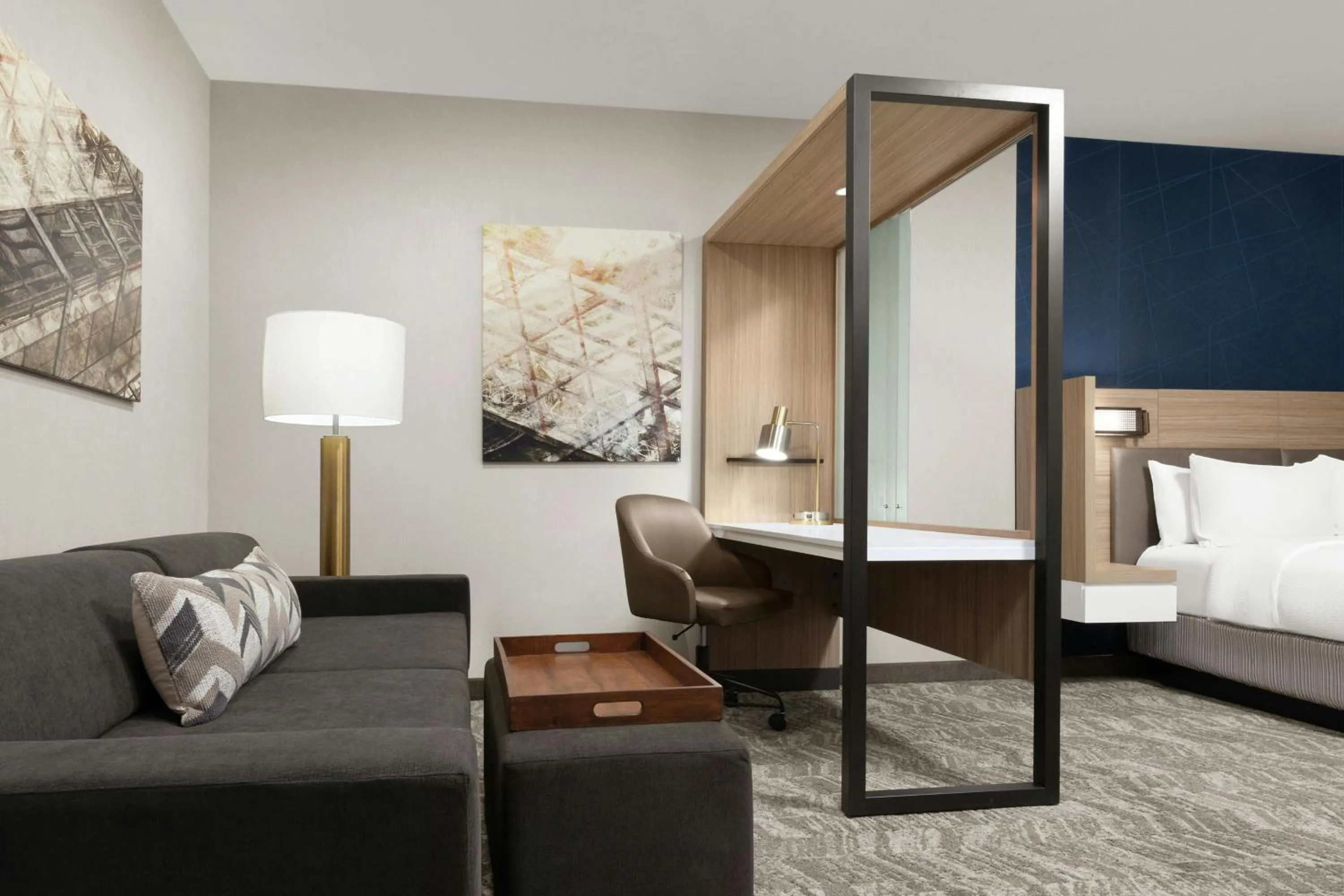 Living room, Bed in SpringHill Suites by Marriott Kanab