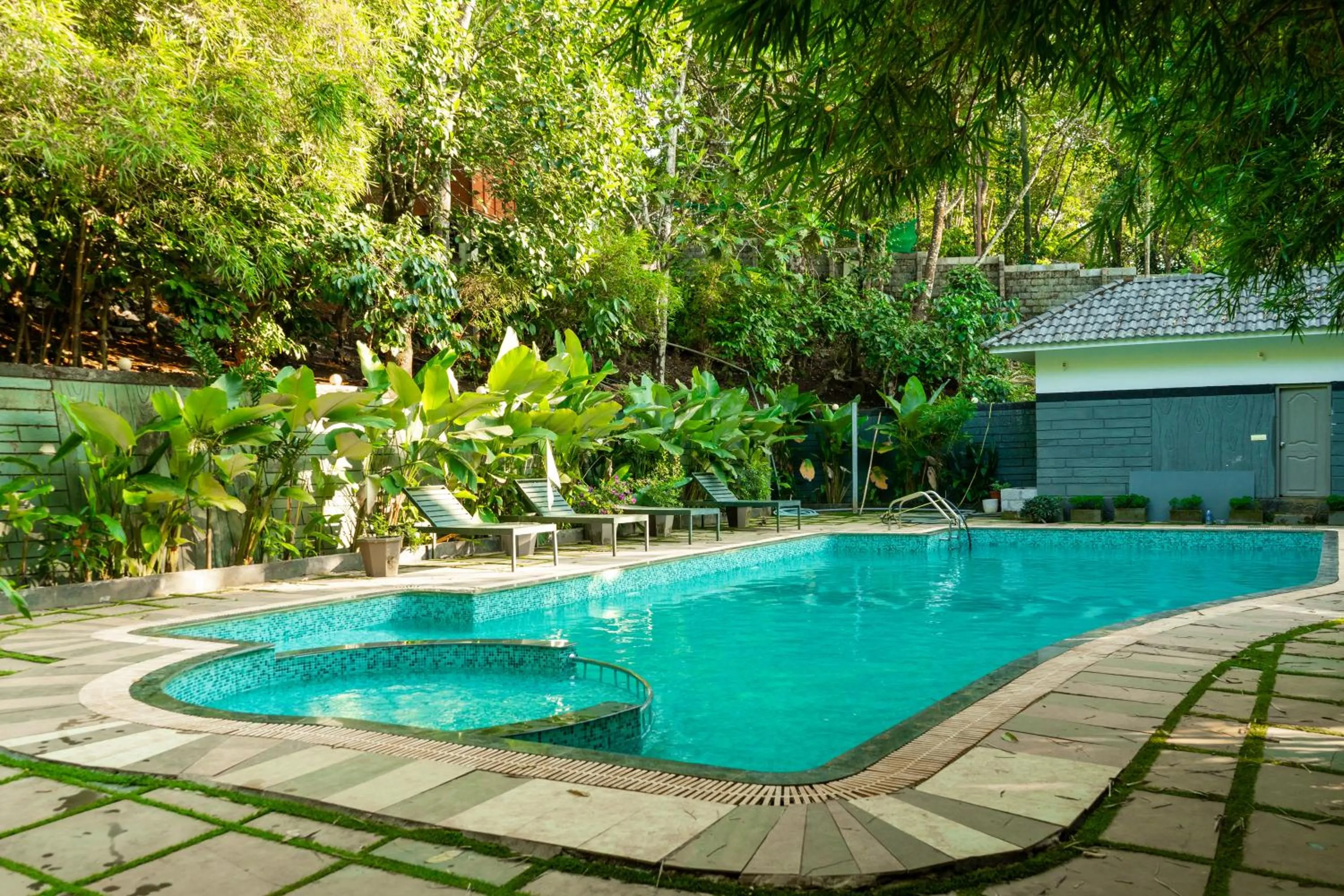Swimming pool in Wayanad Ranches Resorts