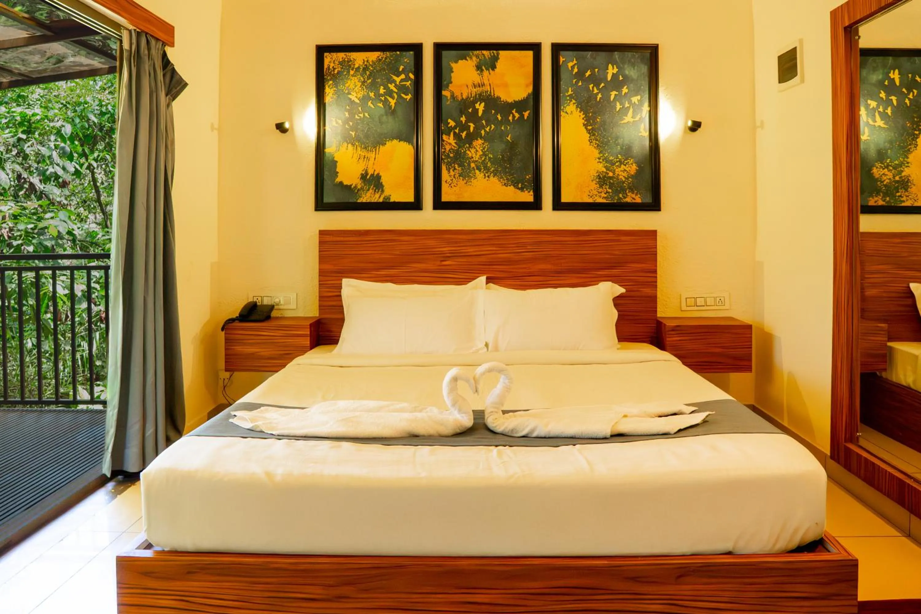 View (from property/room), Bed in Wayanad Ranches Resorts