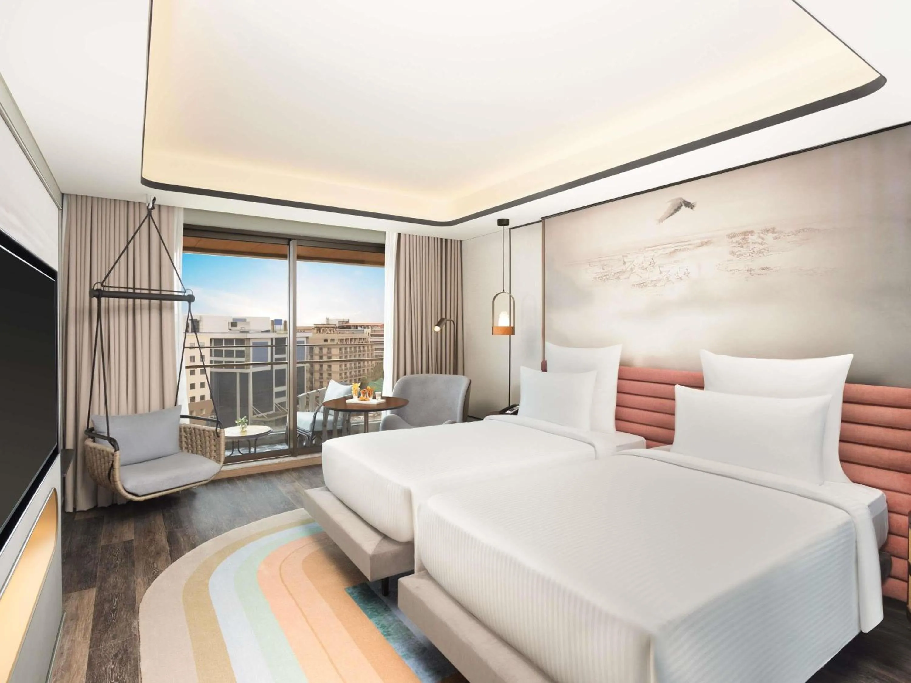 Bedroom, Bed in Novotel Goa Panjim