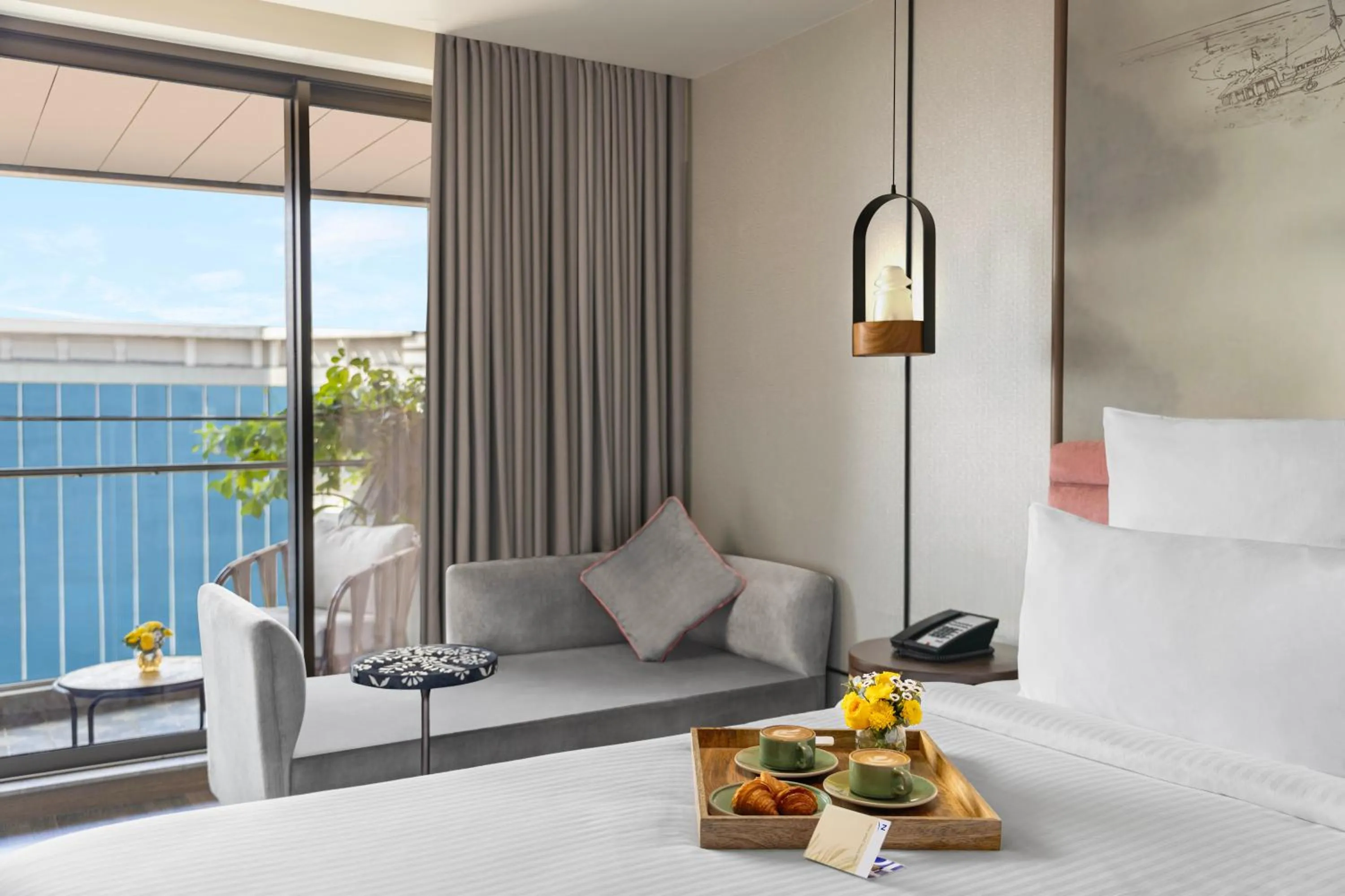 Bed in Novotel Goa Panjim