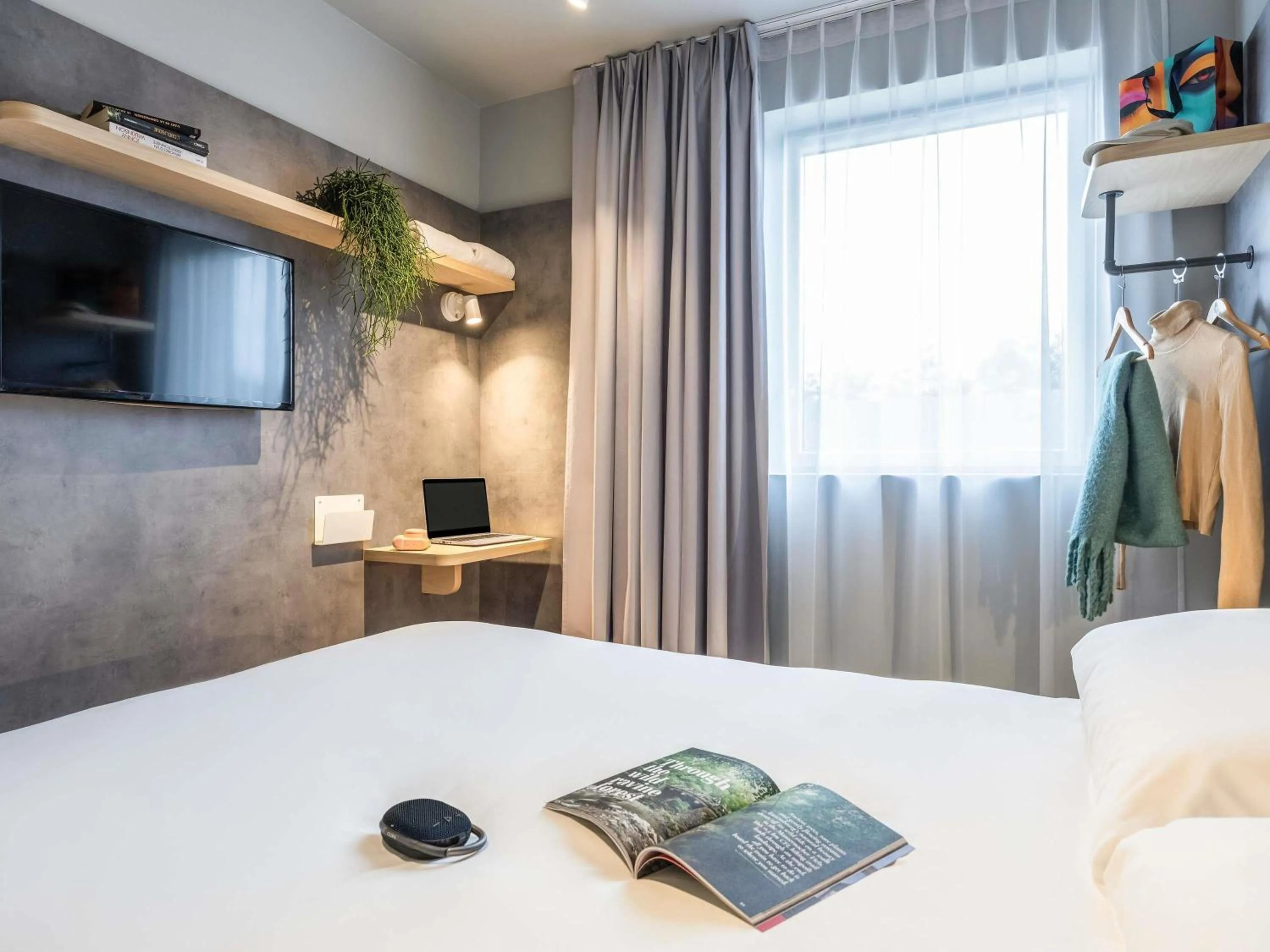 Bedroom, Bed in ibis budget Arlon Porte du Luxembourg