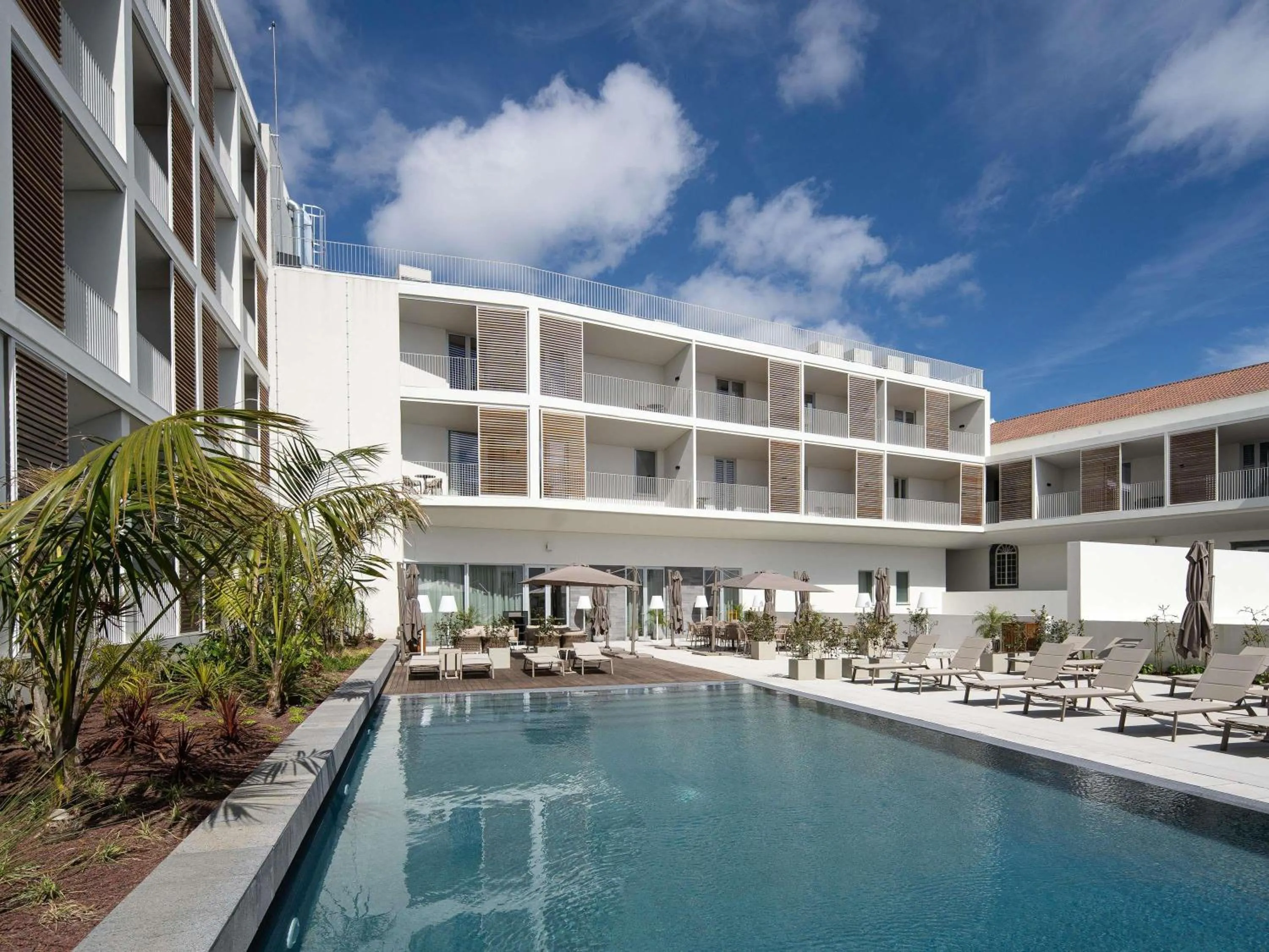 Pool view in Mercure Ponta Delgada Azores