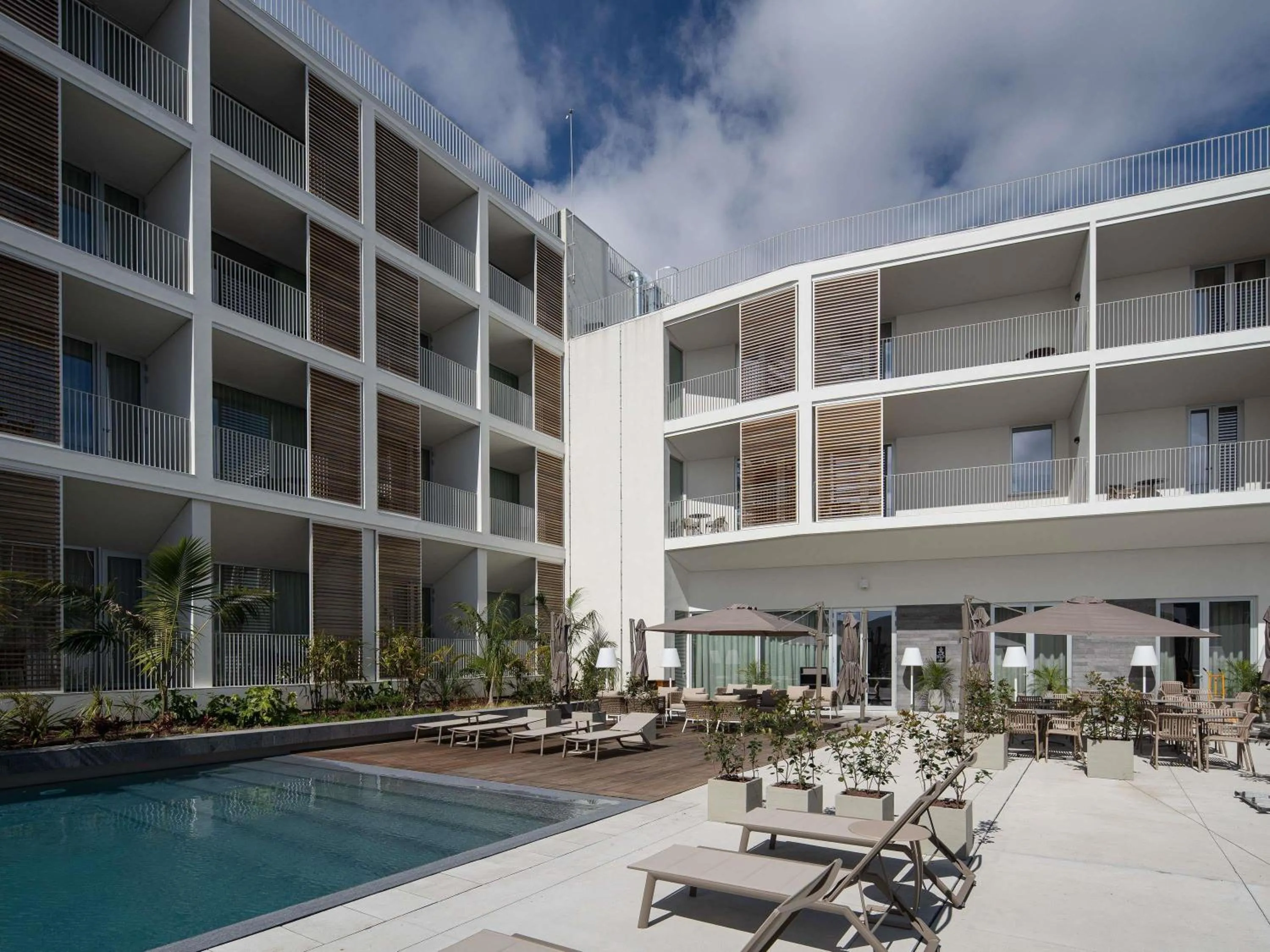 Pool view in Mercure Ponta Delgada Azores