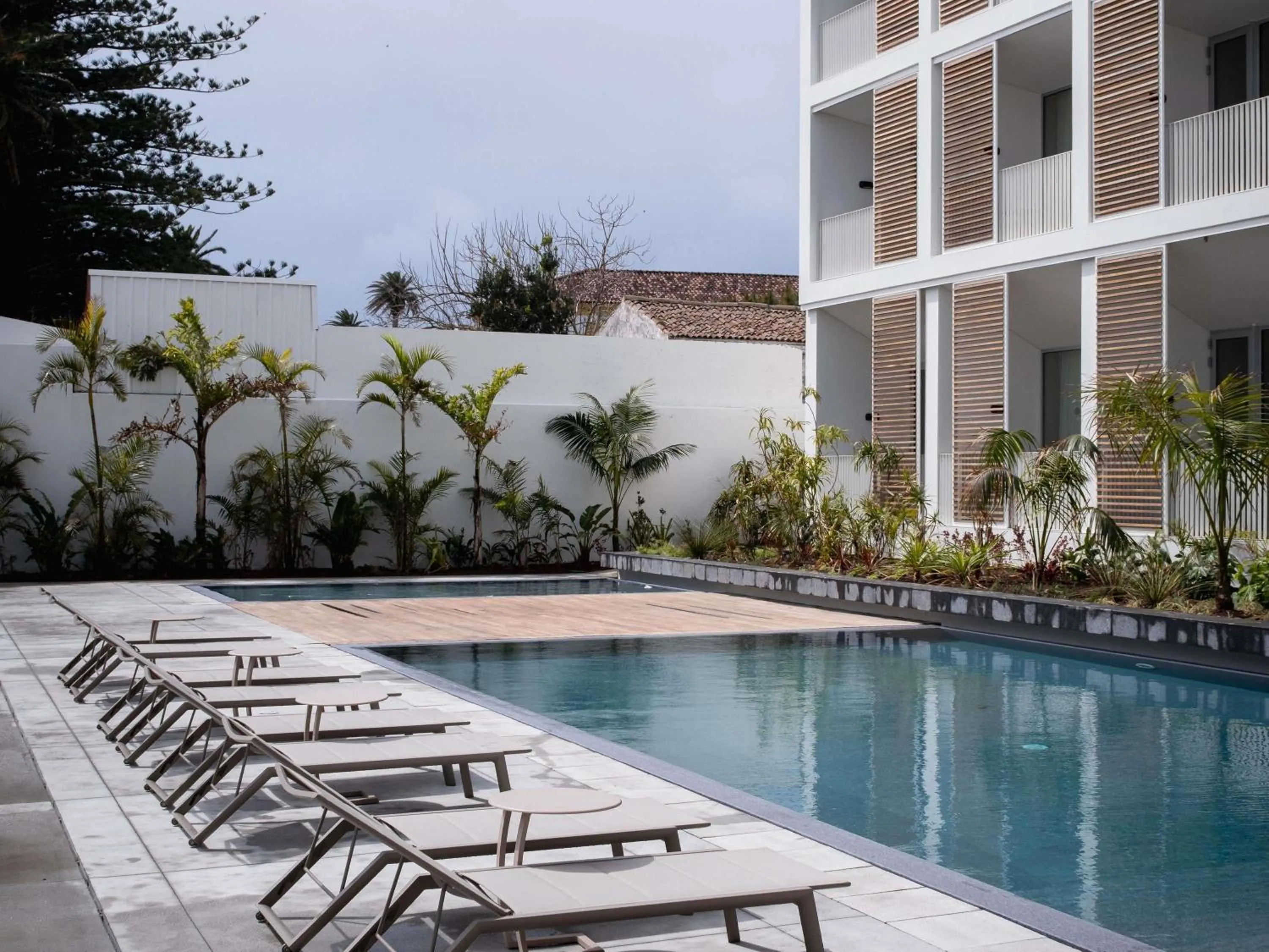 Pool view in Mercure Ponta Delgada Azores