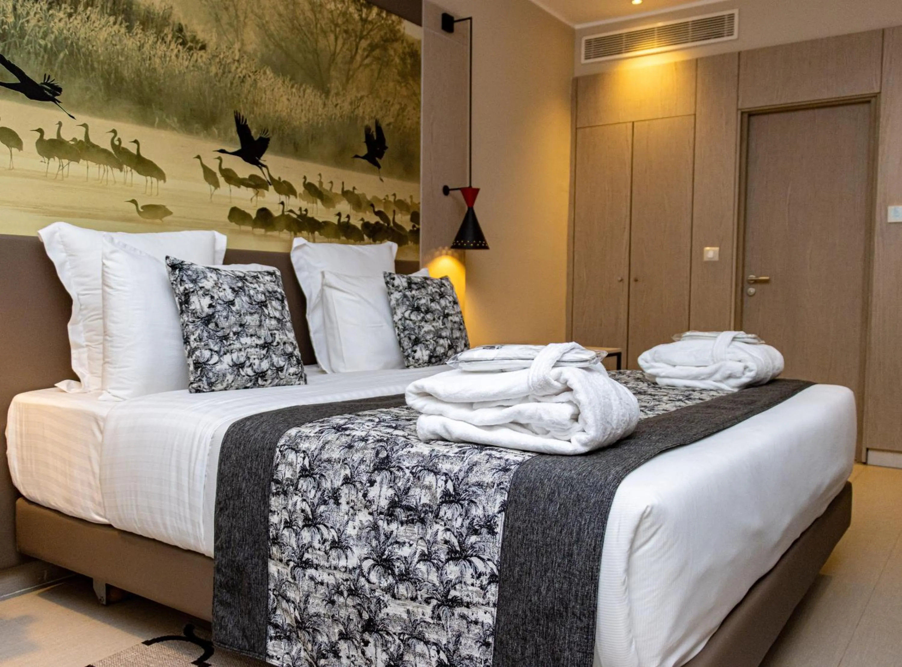 Bed in Azalaï Hôtel Ouagadougou