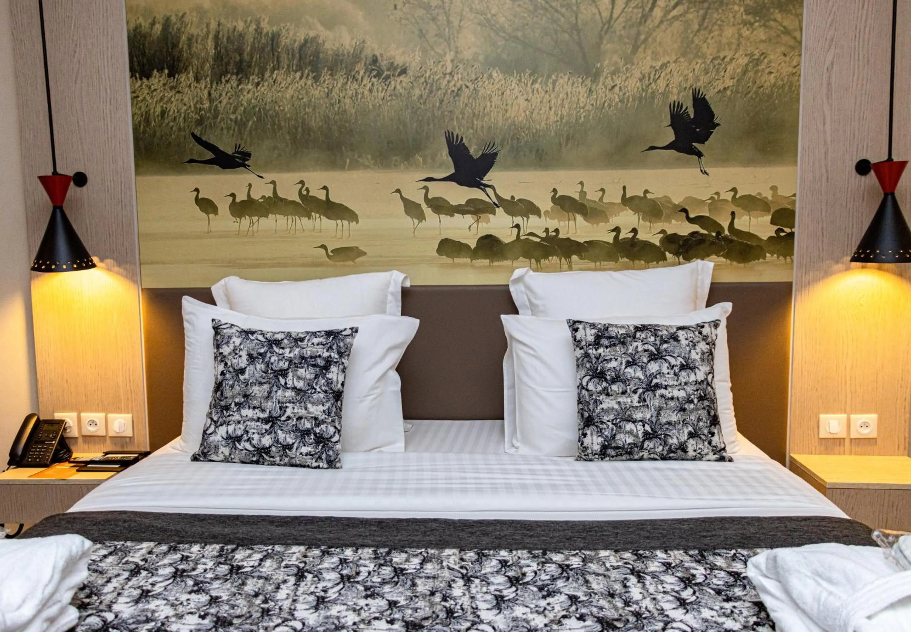 Bed in Azalaï Hôtel Ouagadougou