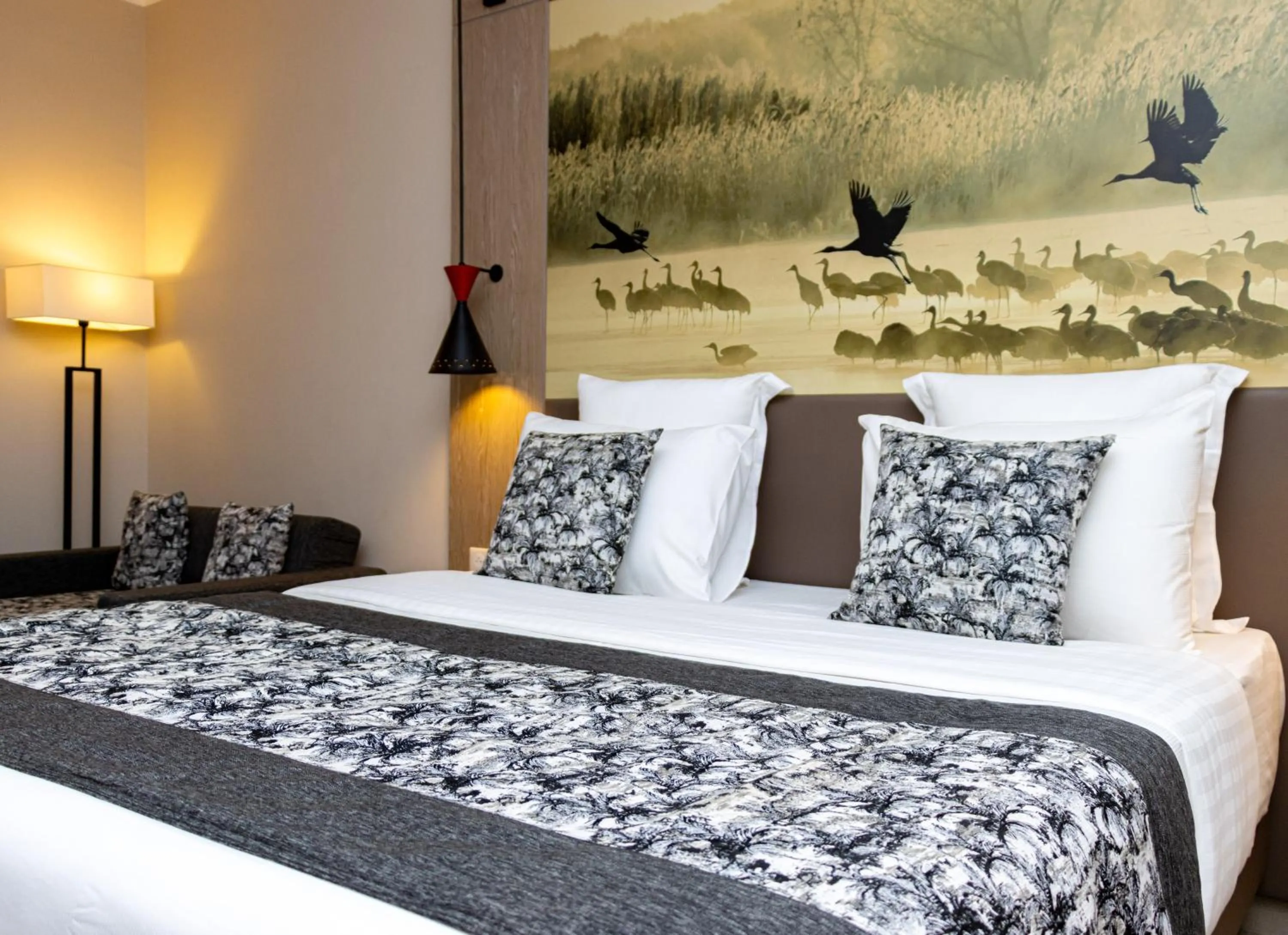 Bed in Azalaï Hôtel Ouagadougou