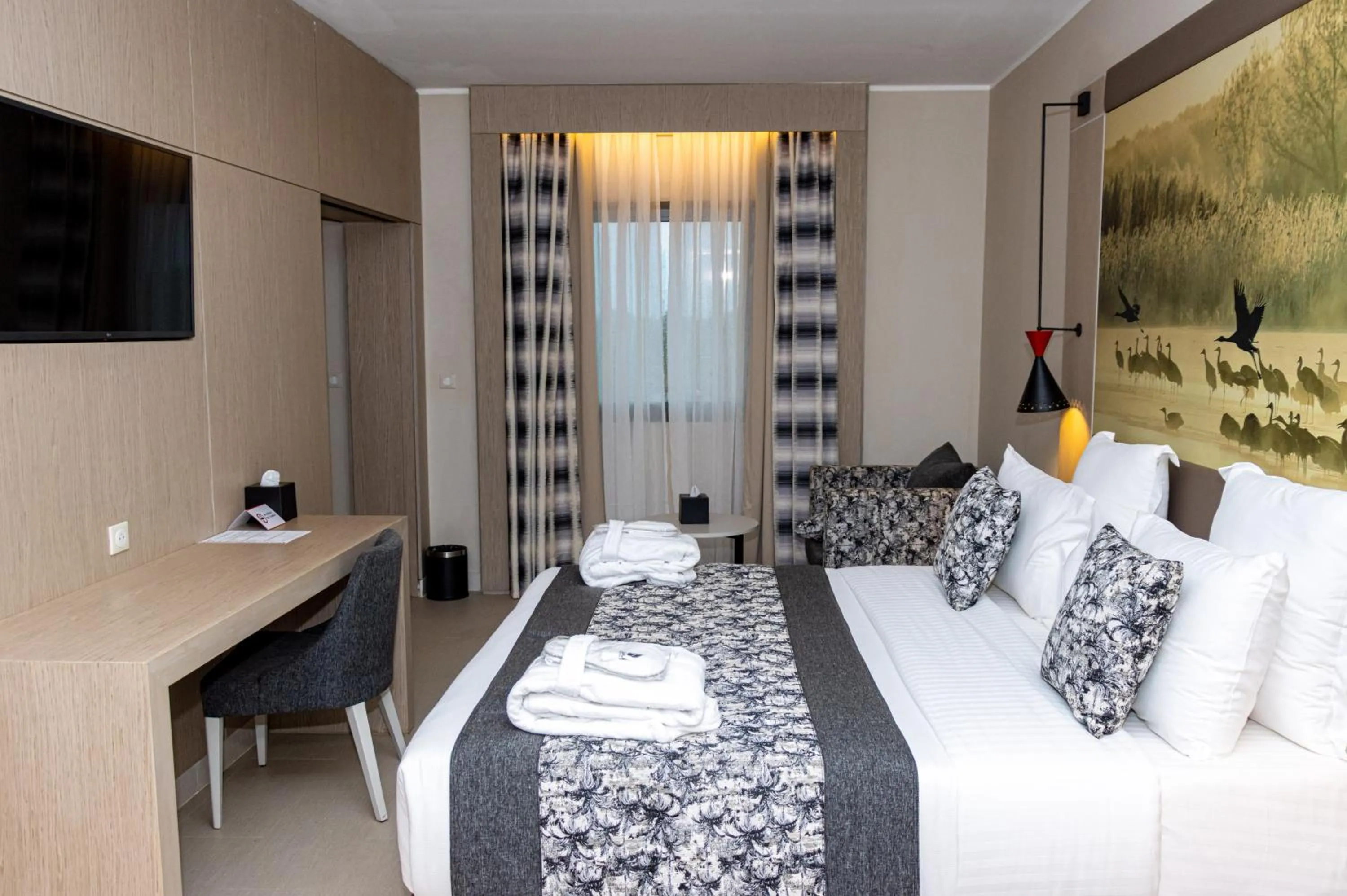 Bed in Azalaï Hôtel Ouagadougou