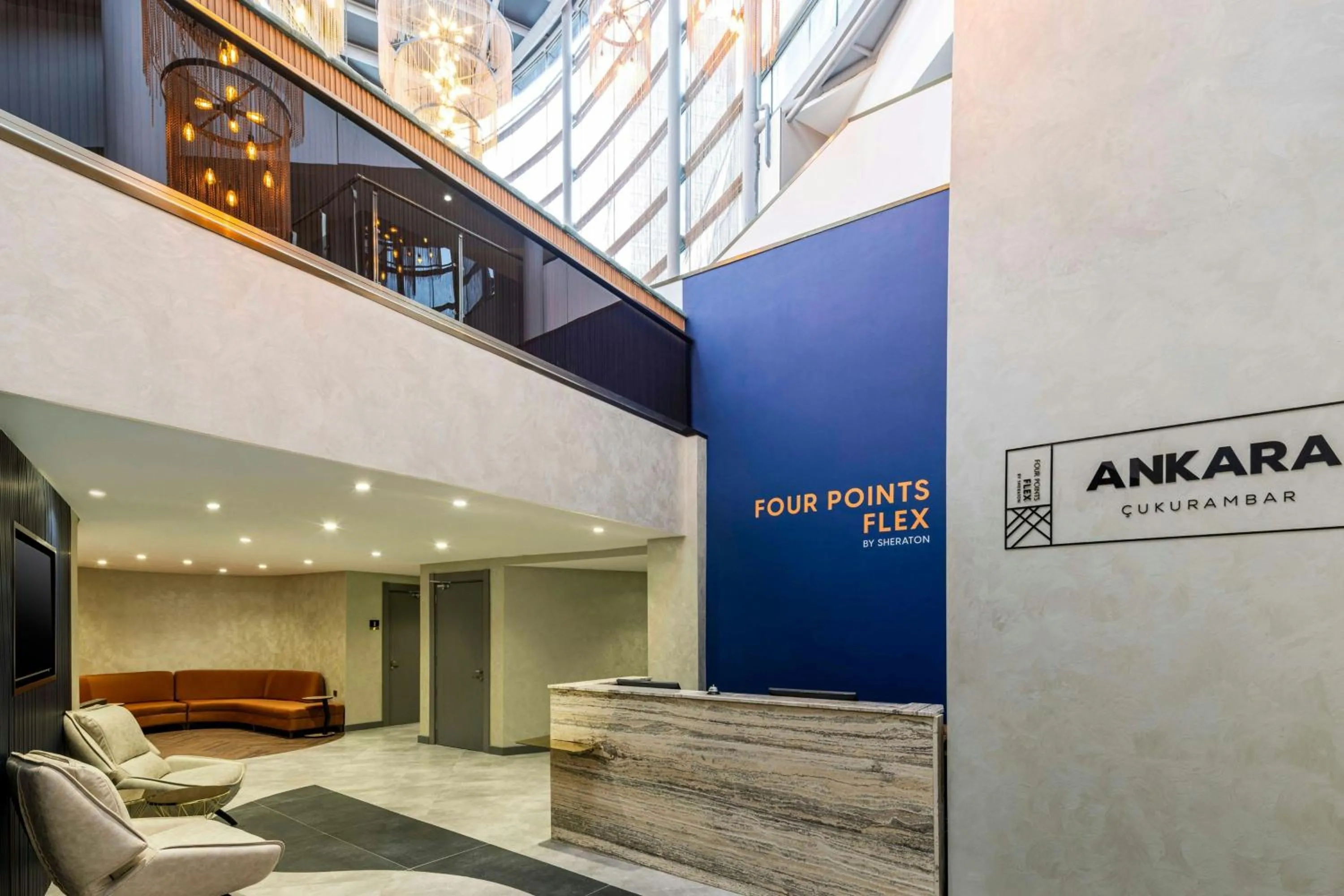 Lobby or reception in Four Points Flex by Sheraton Ankara Cukurambar