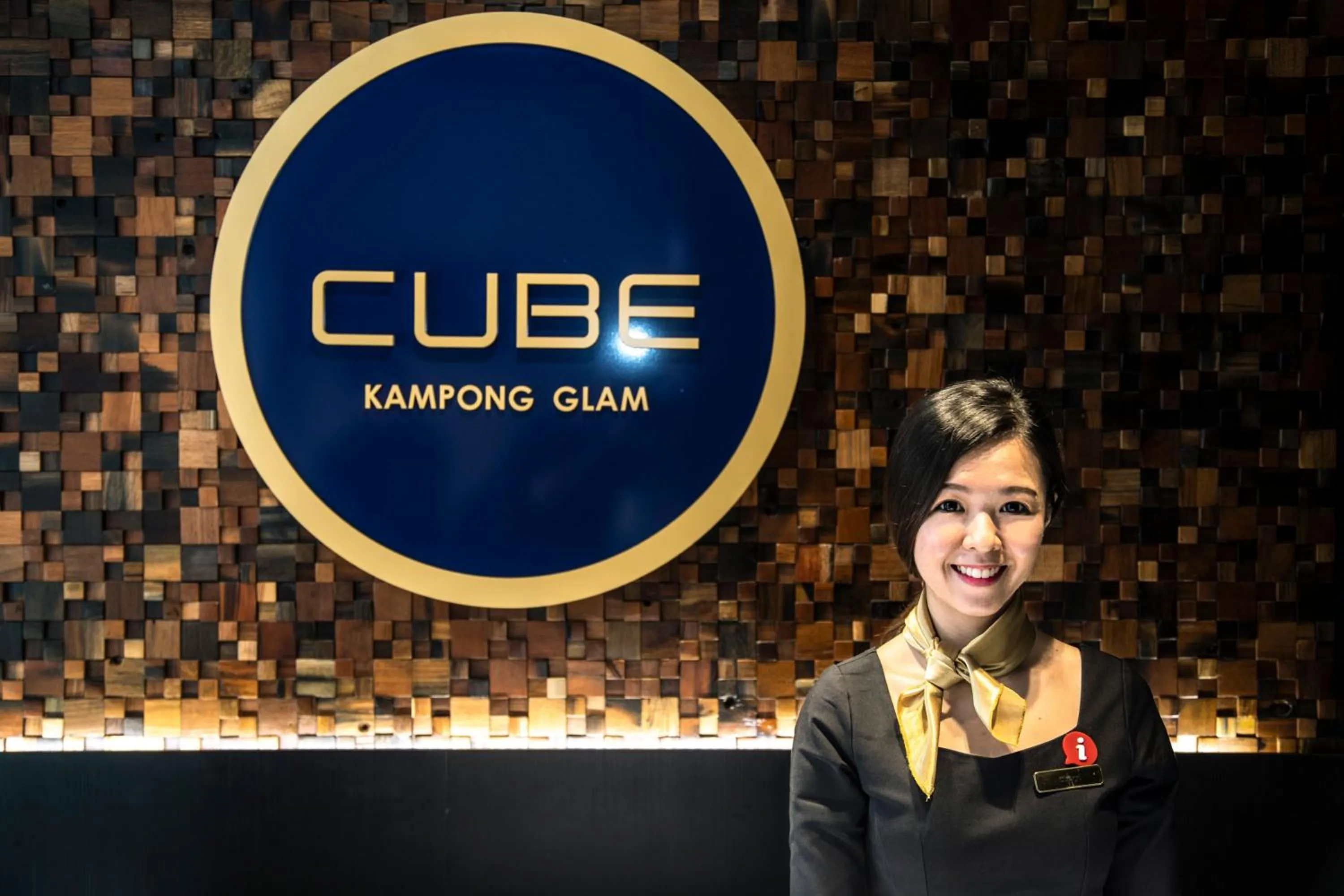 Staff in CUBE Boutique Capsule Hotel at Kampong Glam