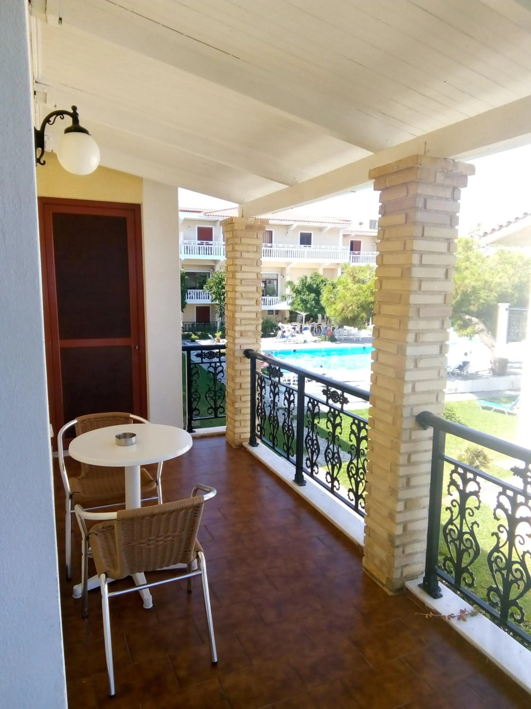 Balcony/Terrace in Iliessa Beach Hotel
