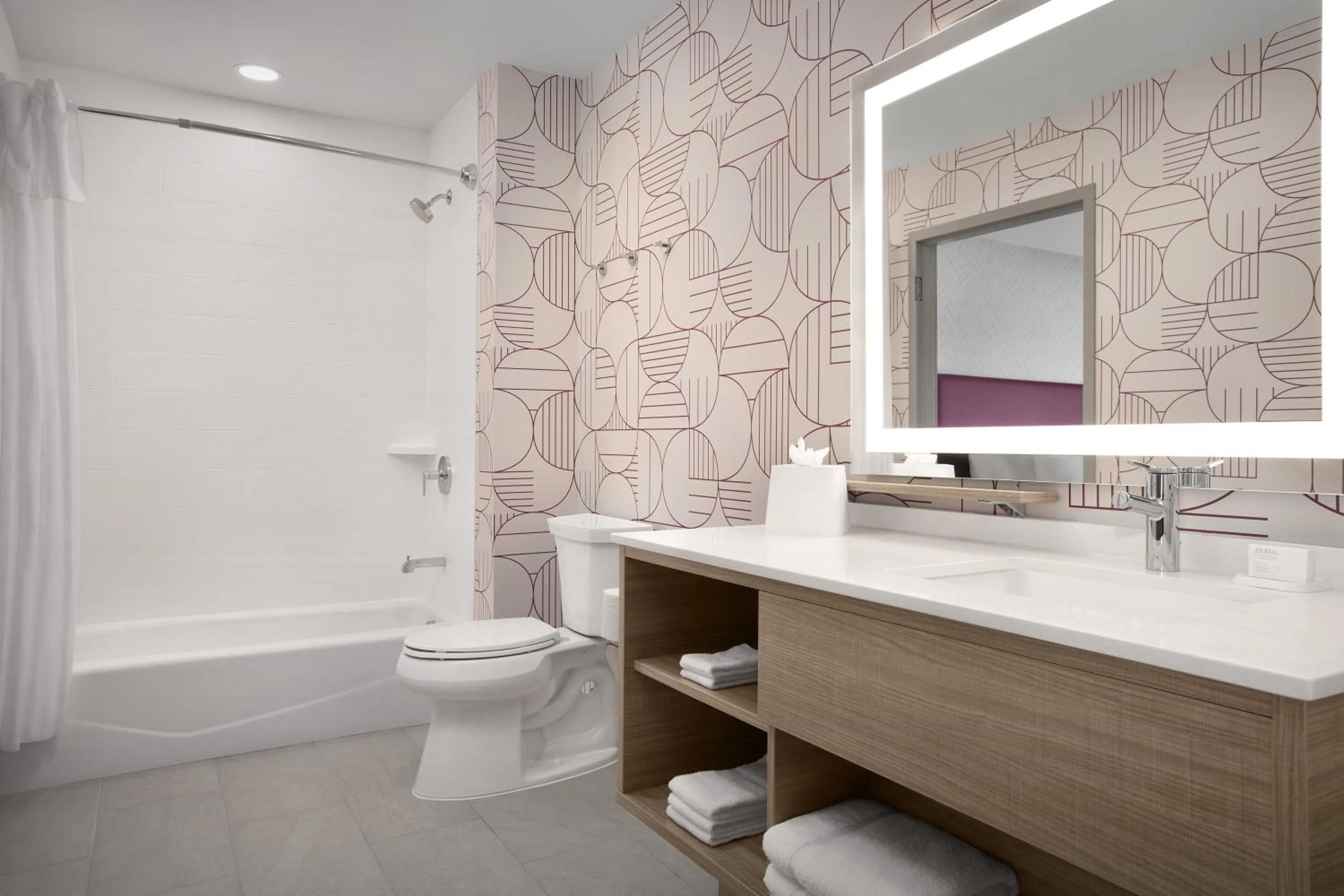 Shower in Home2 Suites By Hilton Columbus Easton