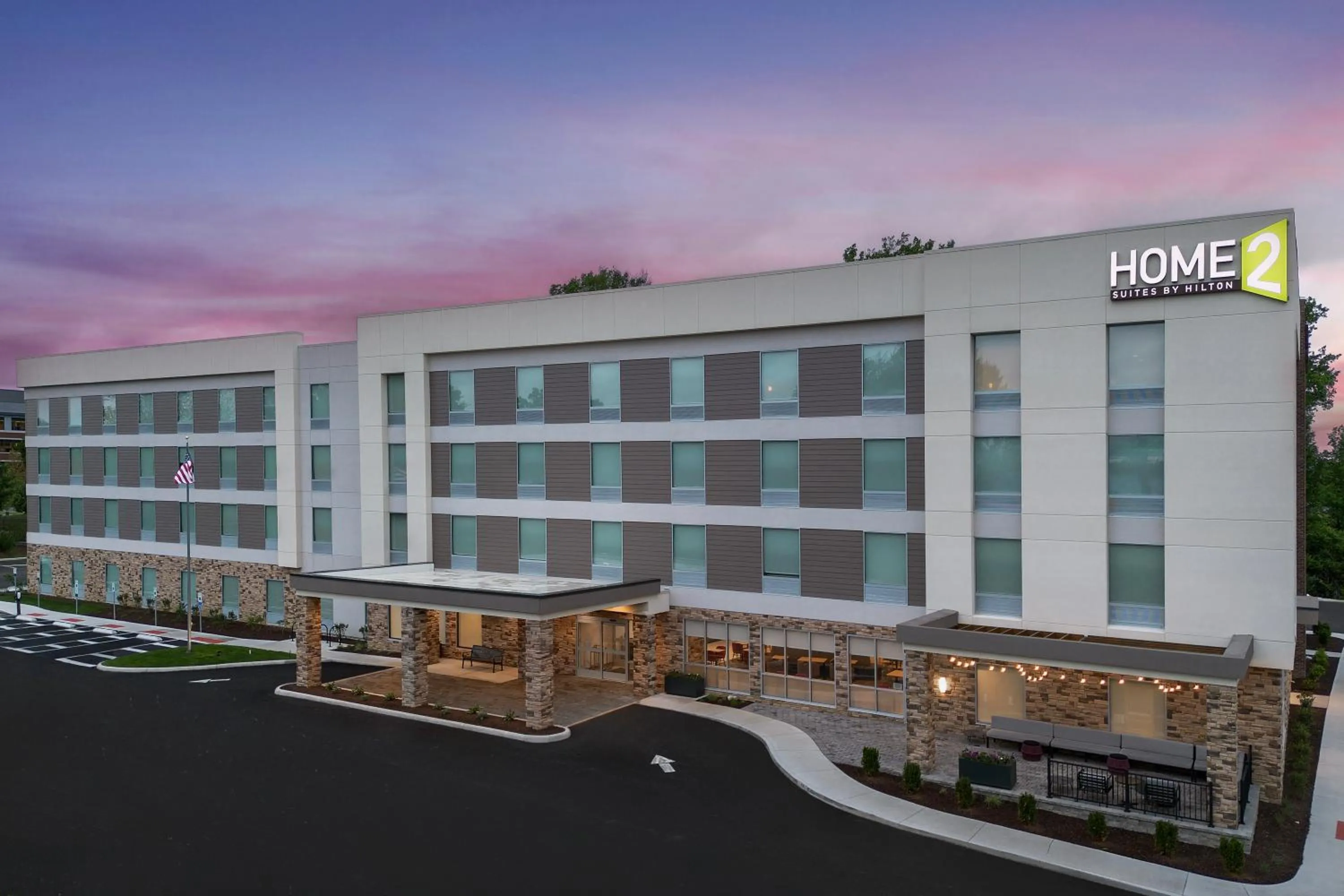 Property building in Home2 Suites By Hilton Columbus Easton