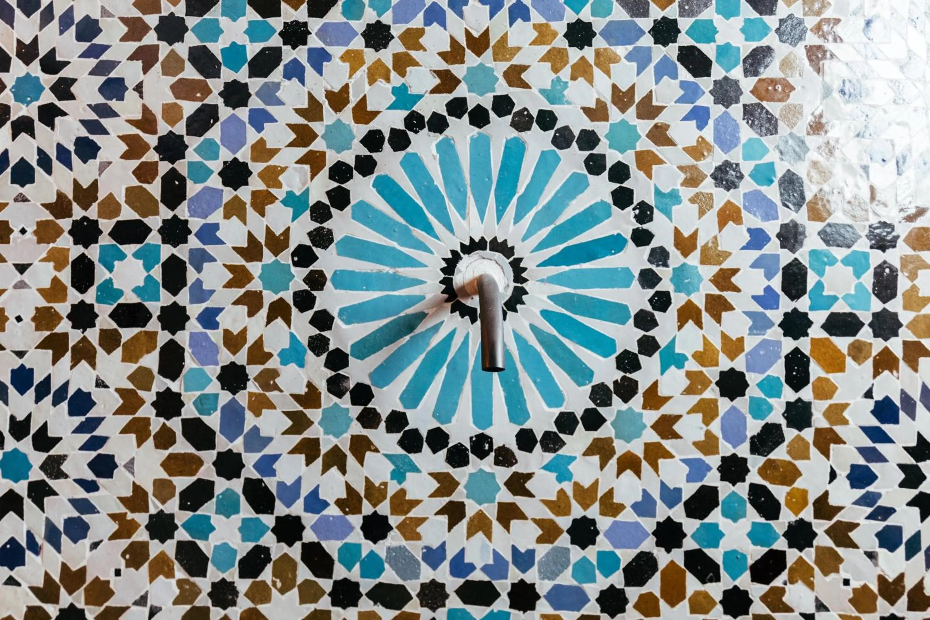 Decorative detail in Hotel Riad Nour