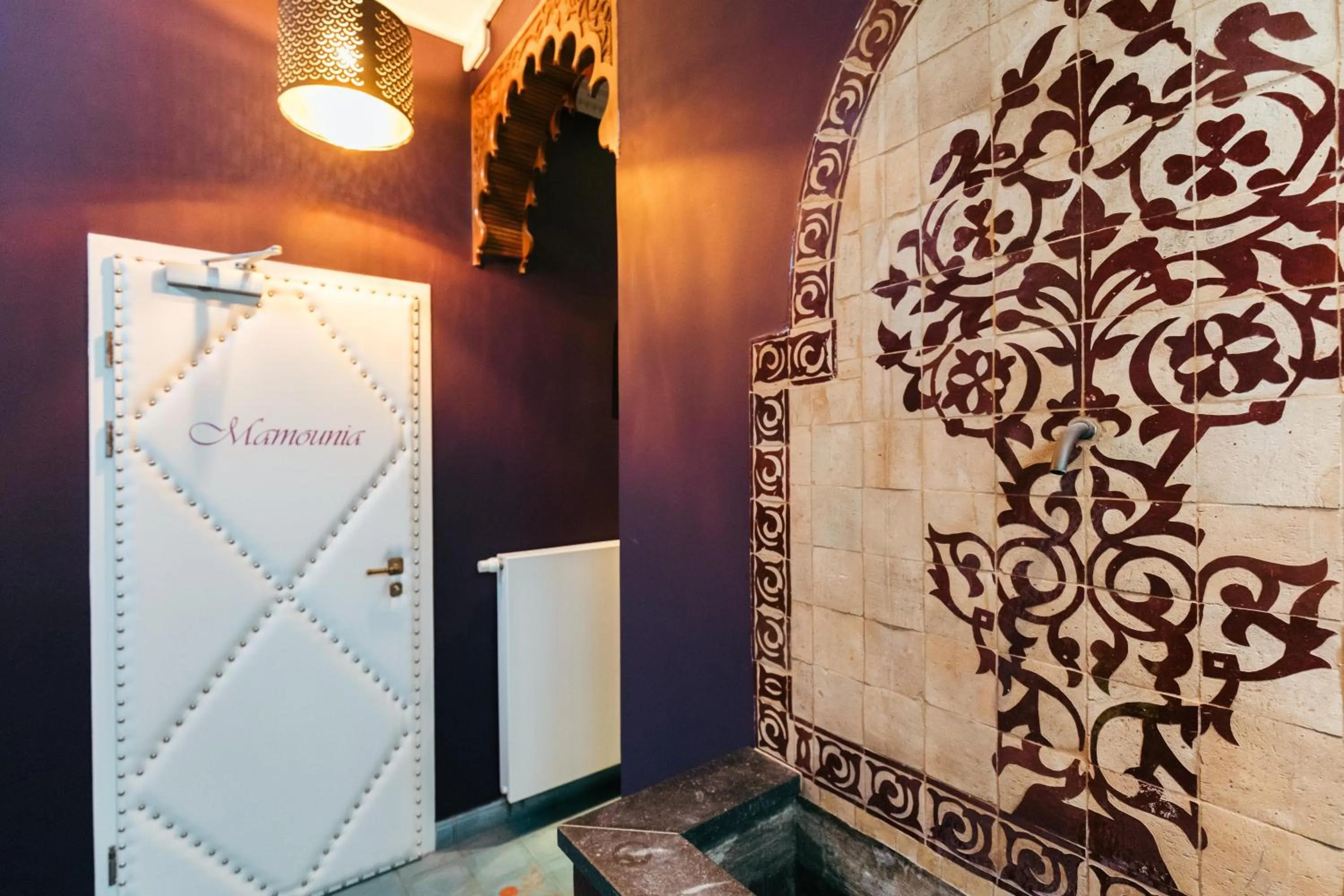 Decorative detail in Hotel Riad Nour